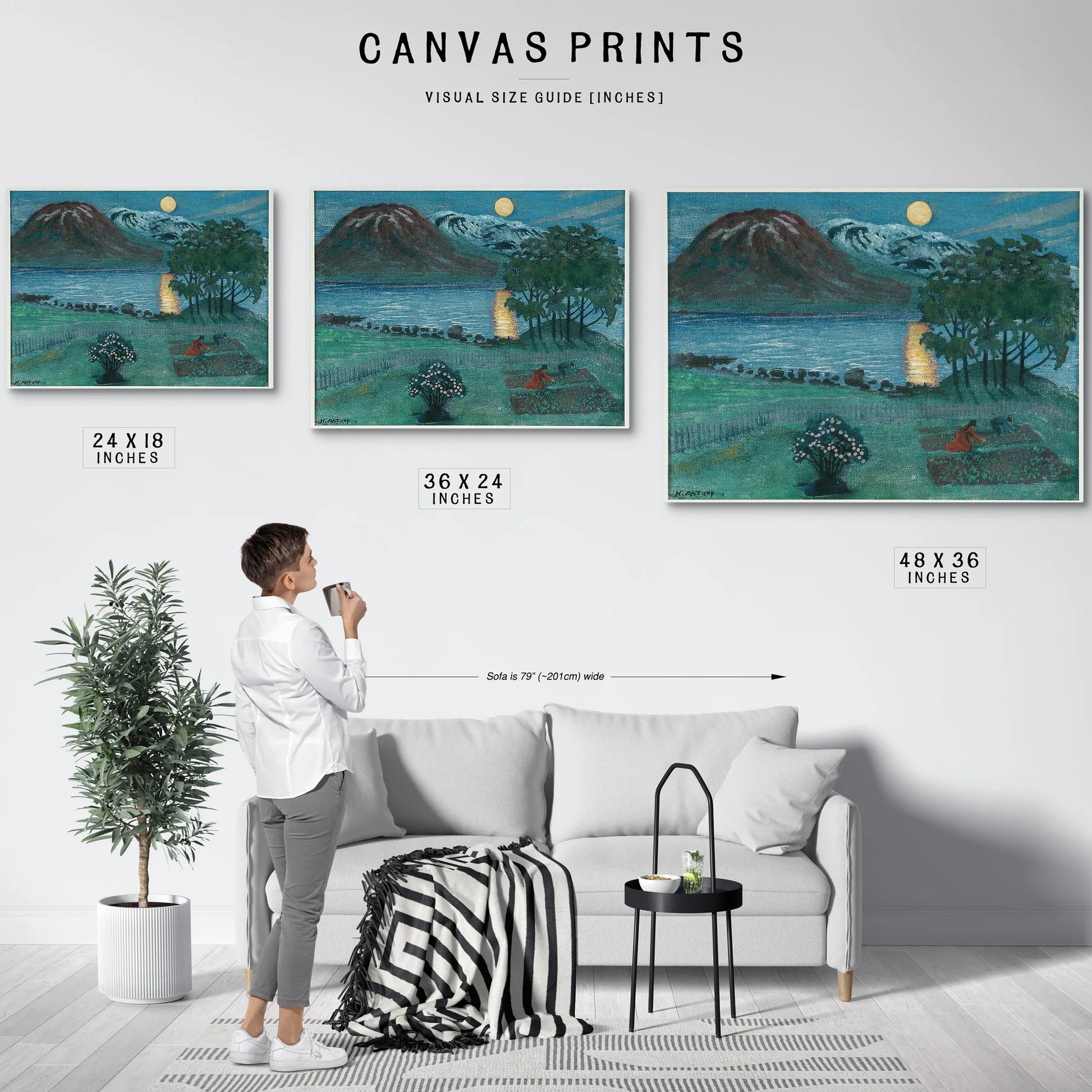 The Moon In May 2 By Nicolai Astrup Fine Art Print