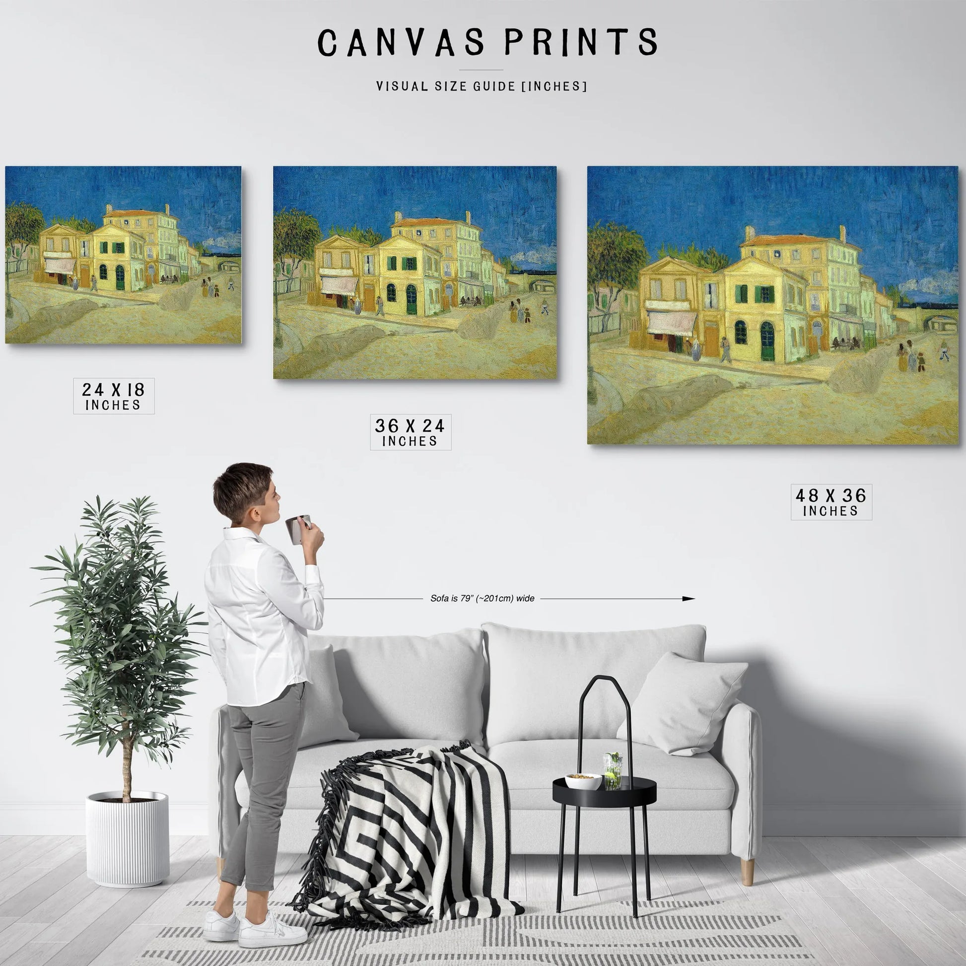 The Yellow House ('The Street') 2 By Vincent Van Gogh Fine Art Print