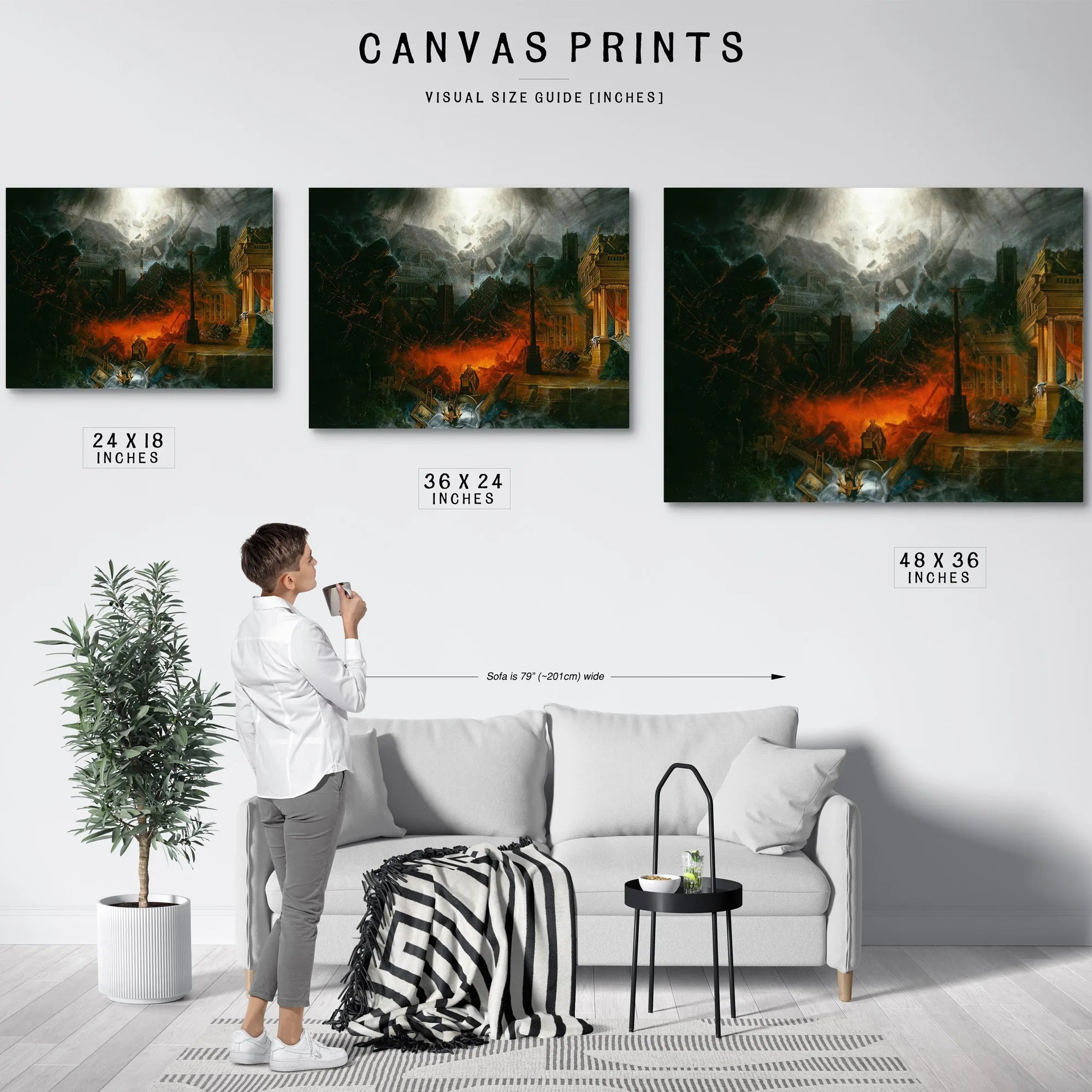 The Edge Of Doom By Colman Samuel Fine Art Print