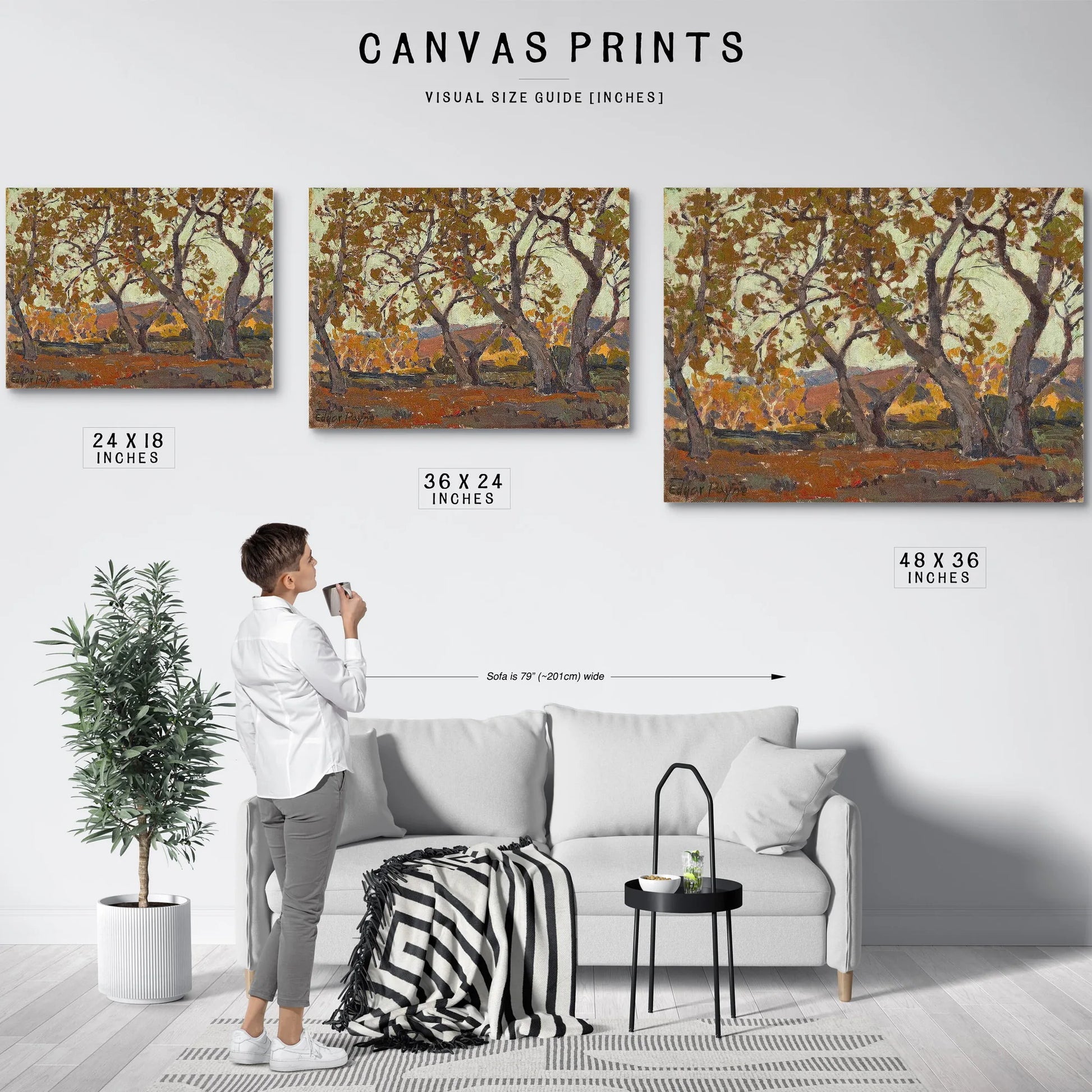 In The Canyon, Believed To Be Laguna Canyon By Edgar Payne Fine Art Print
