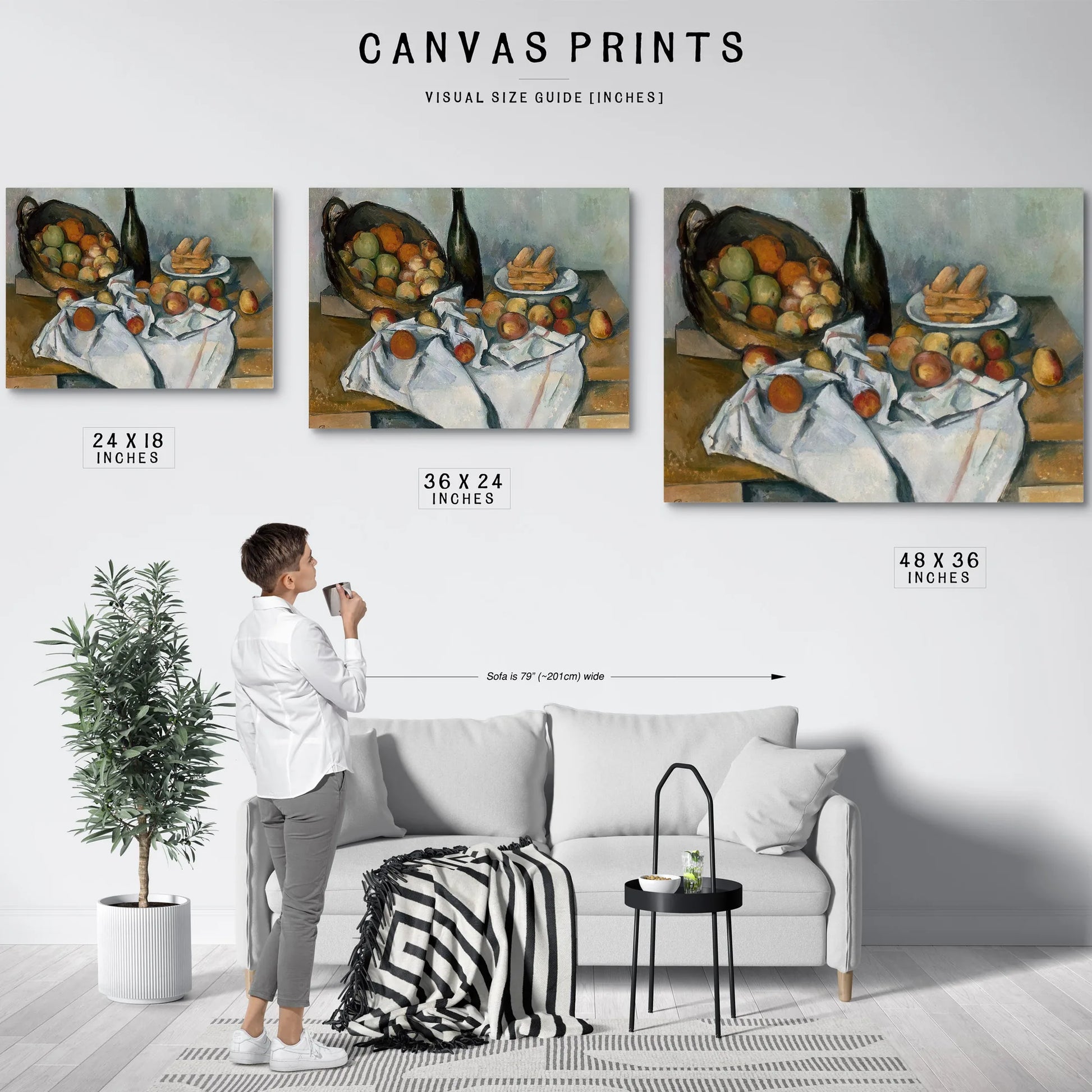 The Basket Of Apples By Paul Cezanne Fine Art Print