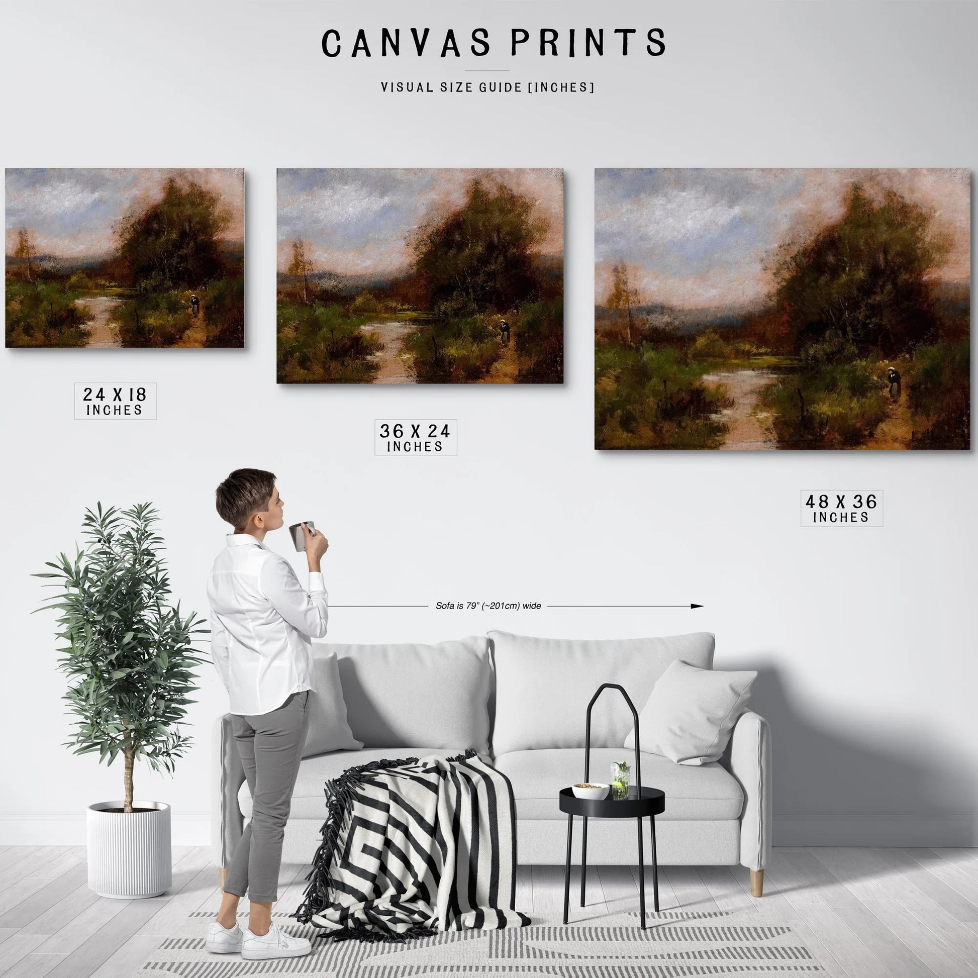 Pair Of Landscapes 2 By Eugene Galien Laloue Fine Art Print