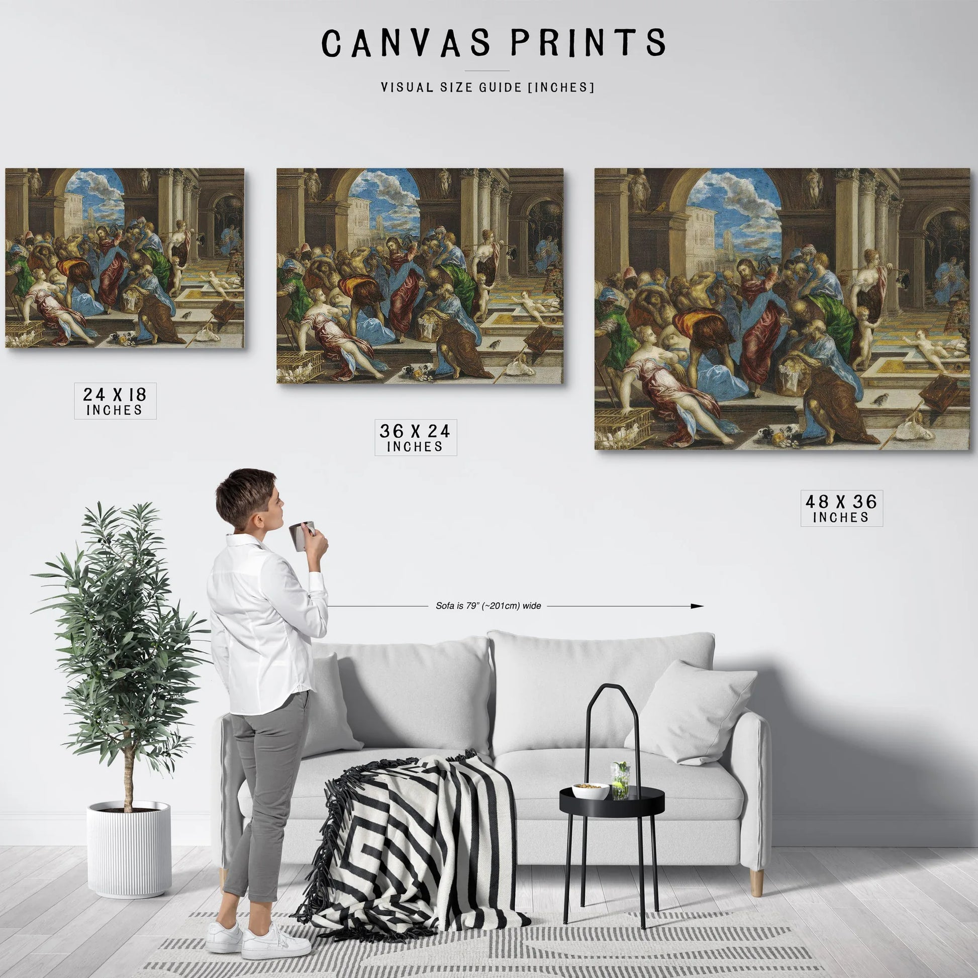 Christ Cleansing The Temple By El Greco Fine Art Print
