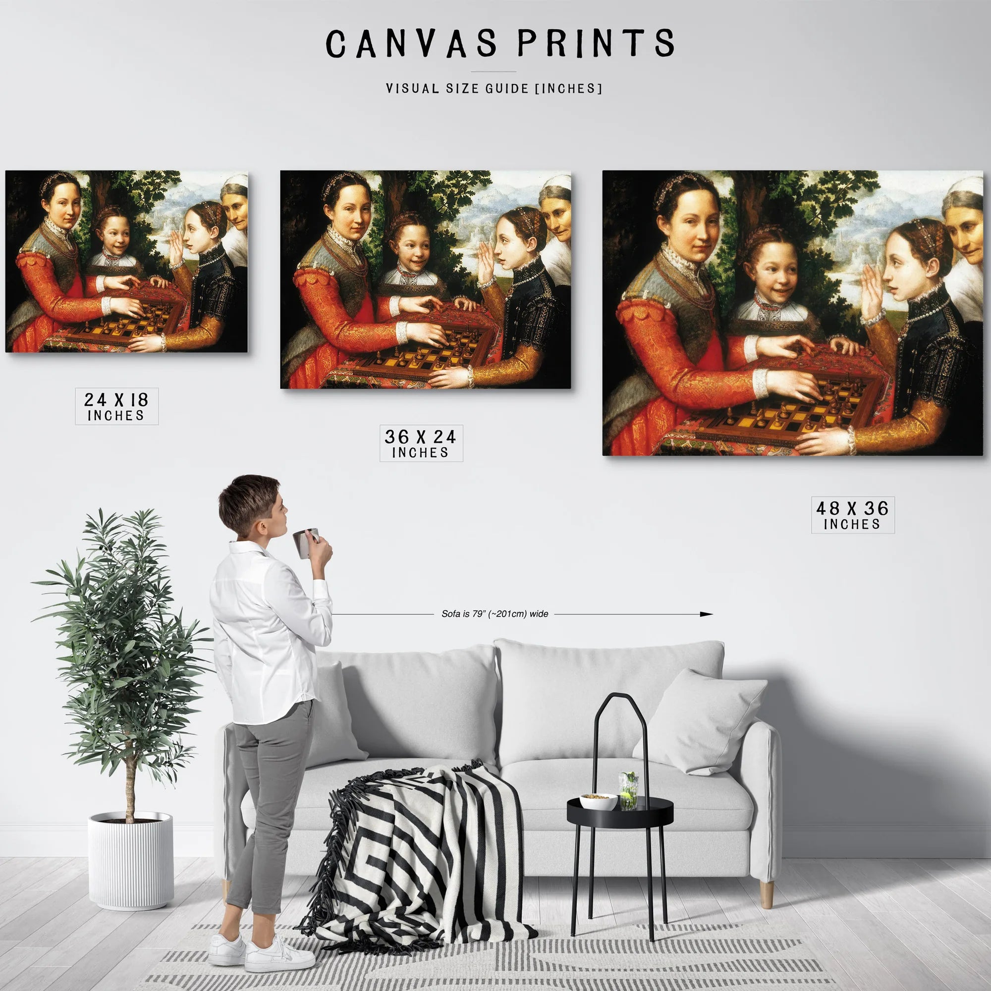 The Chess Game 1555 By Sofonisba Anguissola Fine Art Print