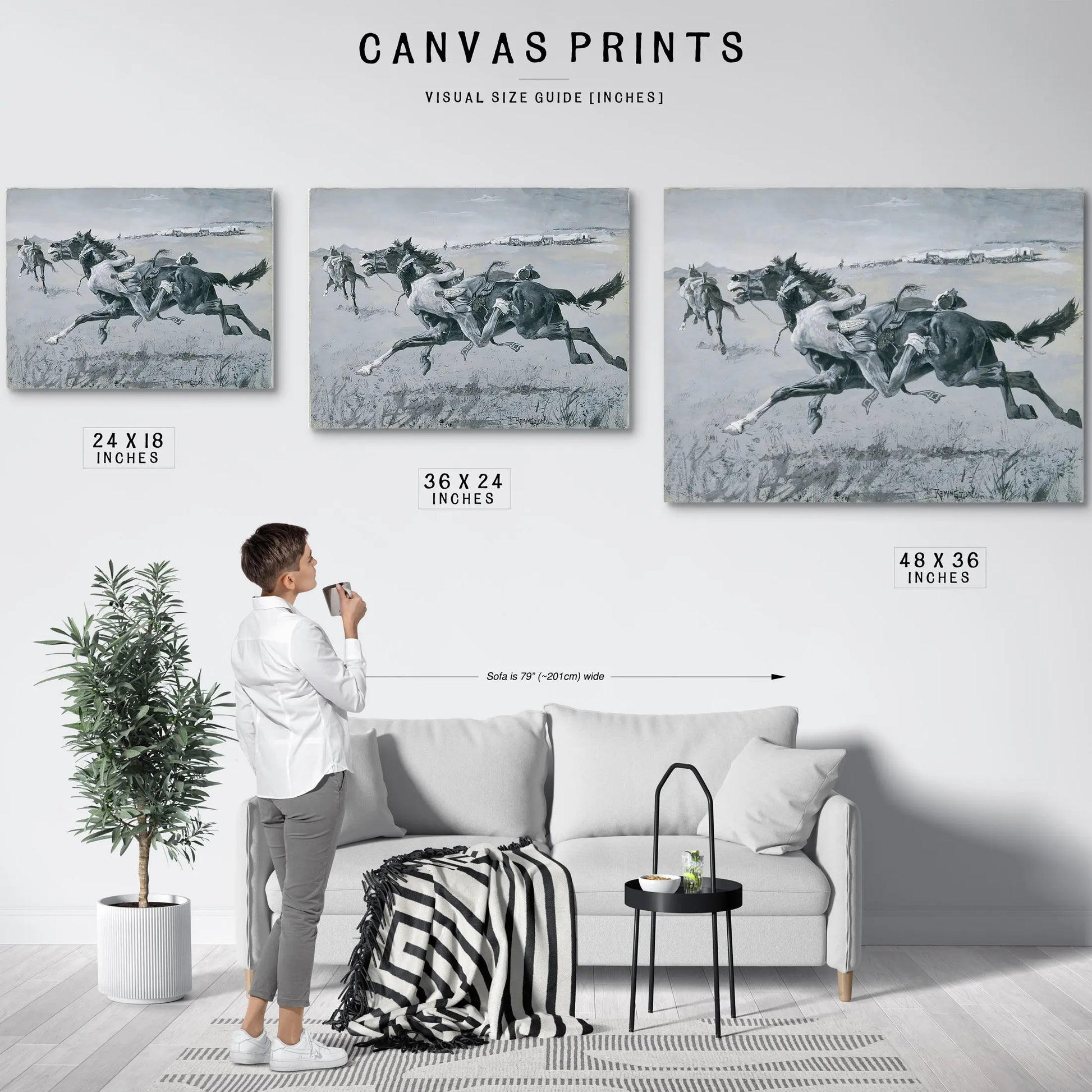 A Peril Of The Plains by Frederic Remington