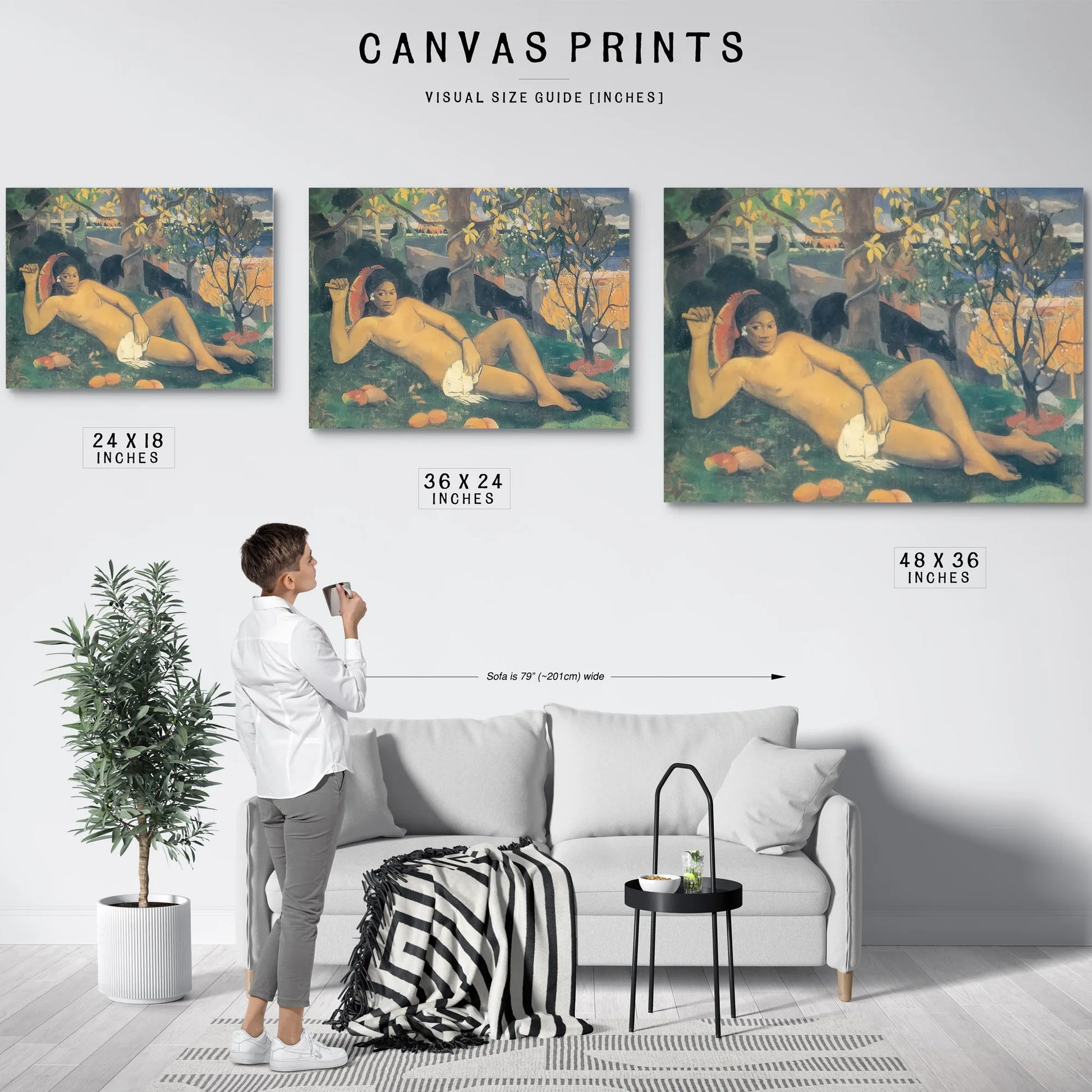 Te Arii Vahine ( The King's Wife) By Paul Gauguin Fine Art Print