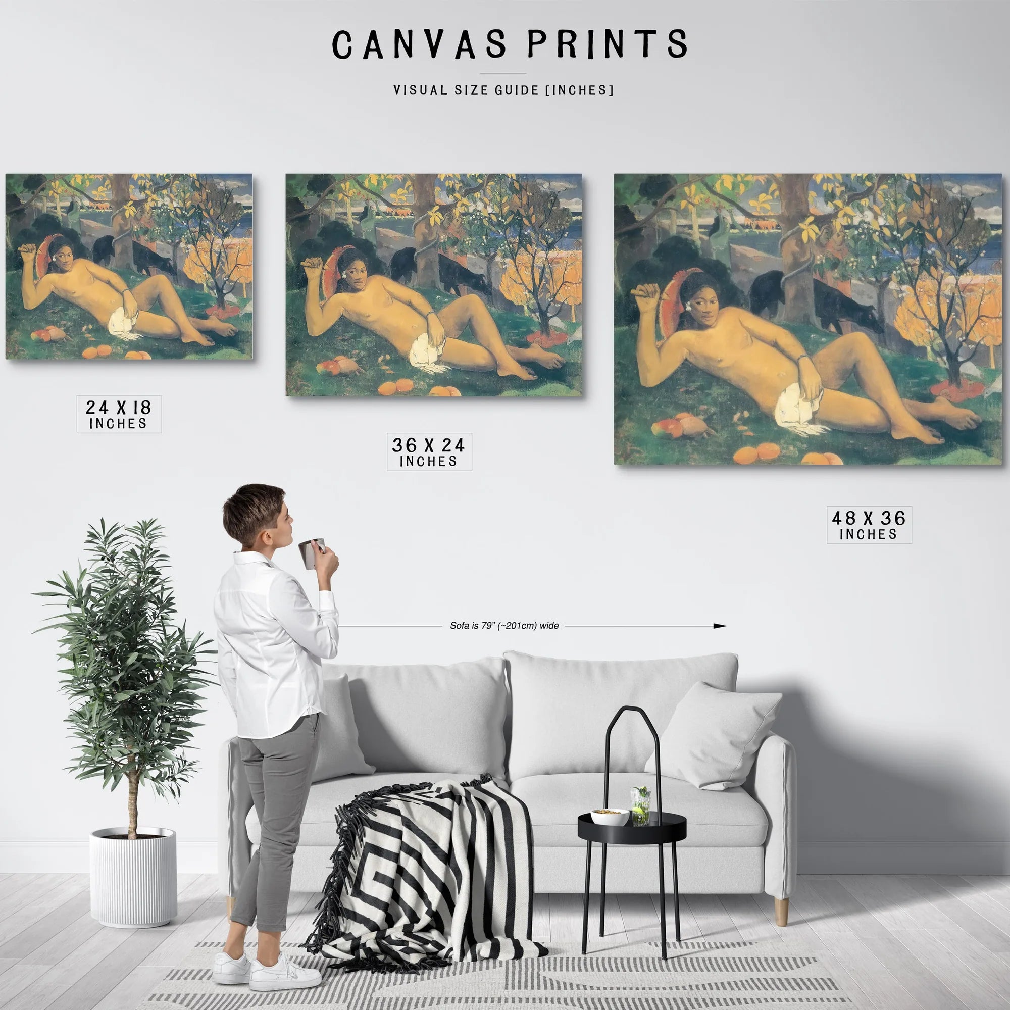 Te Arii Vahine ( The King's Wife) By Paul Gauguin Fine Art Print