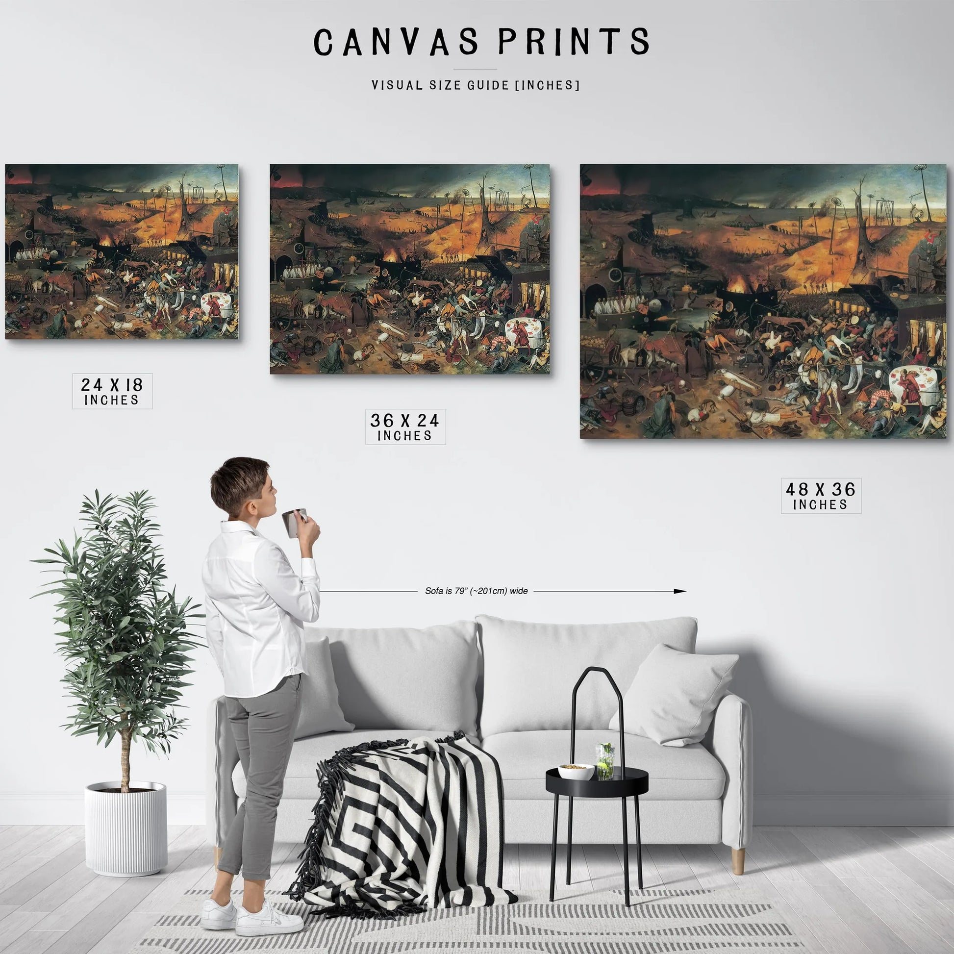 The Triumph Of Death 3 C By Pieter Bruegel Fine Art Print
