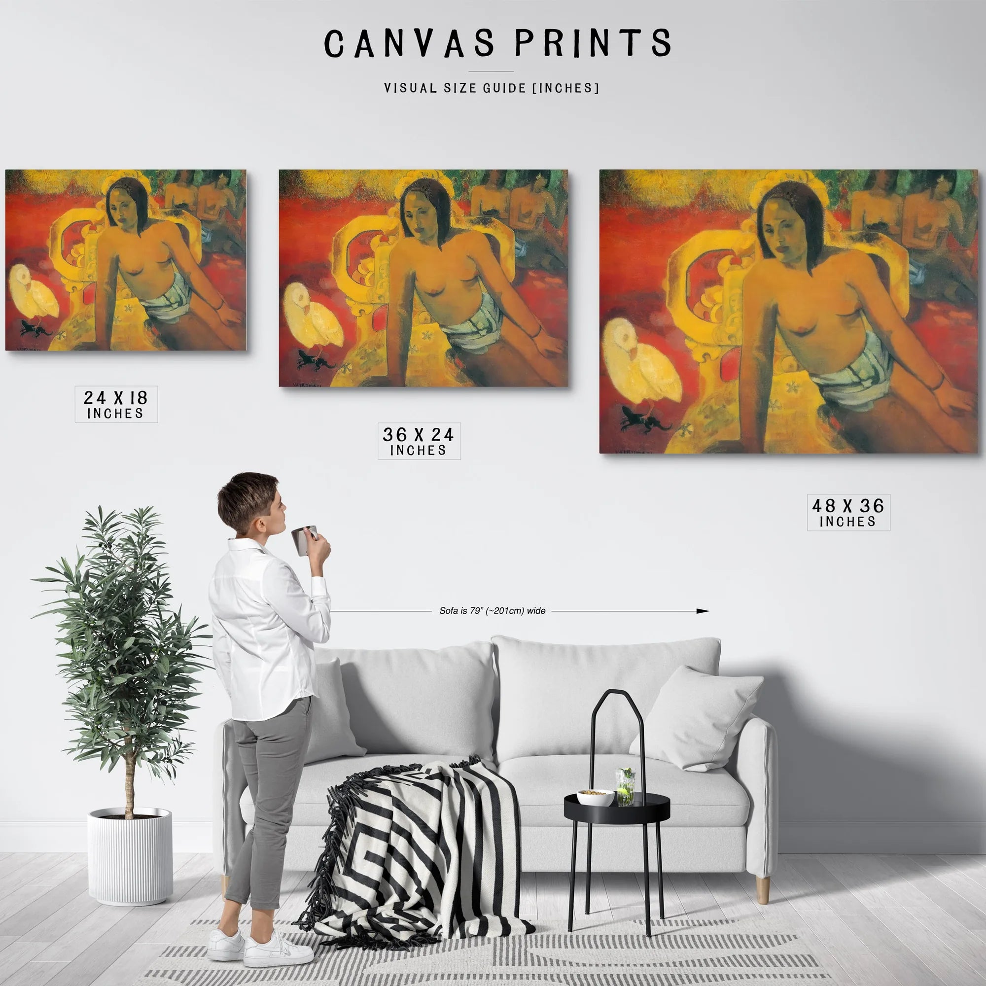 Vairumati By Paul Gauguin Fine Art Print
