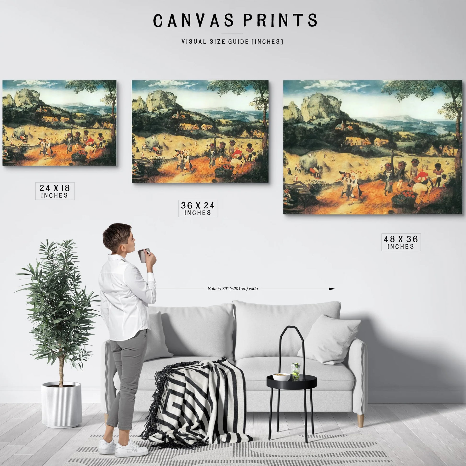 The Corn Harvest 2 1565 By Pieter Bruegel Fine Art Print