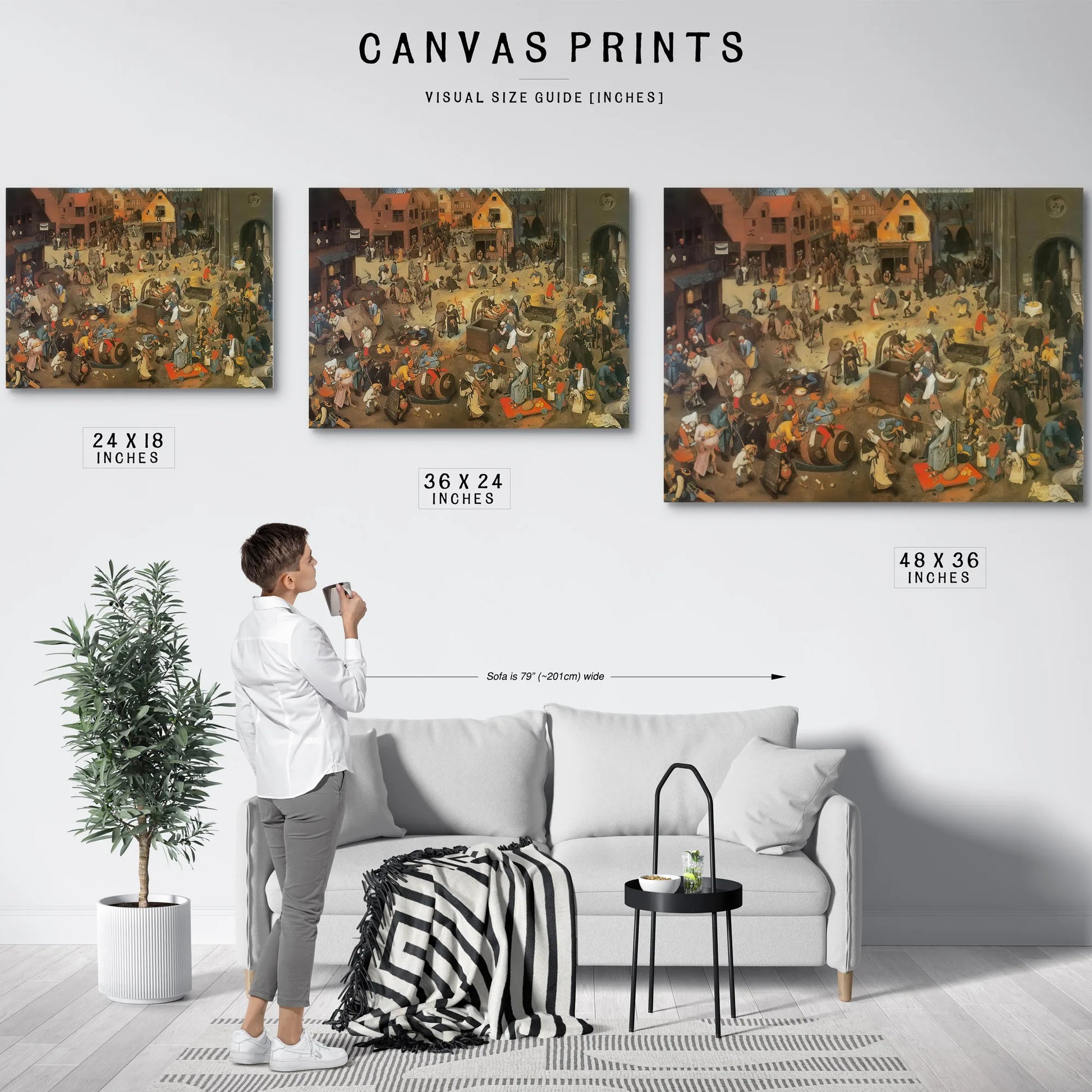 The Fight Between Carnival And Lent 1559 By Pieter Bruegel Fine Art Print