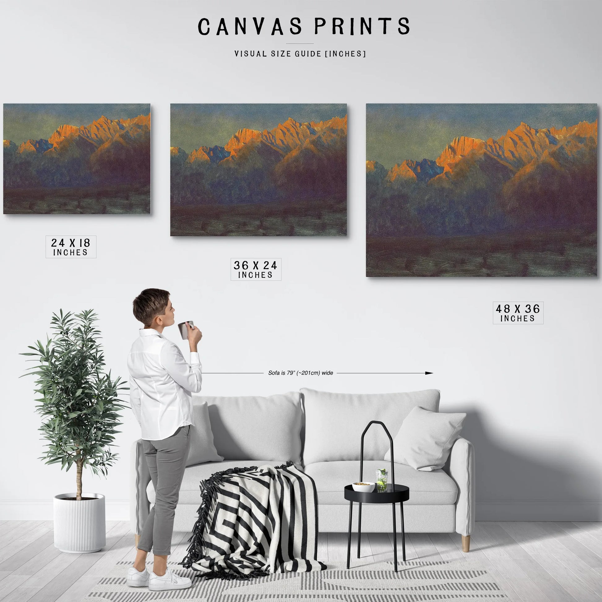 Sunrise In The Sierras By Albert Bierstadt Fine Art Print