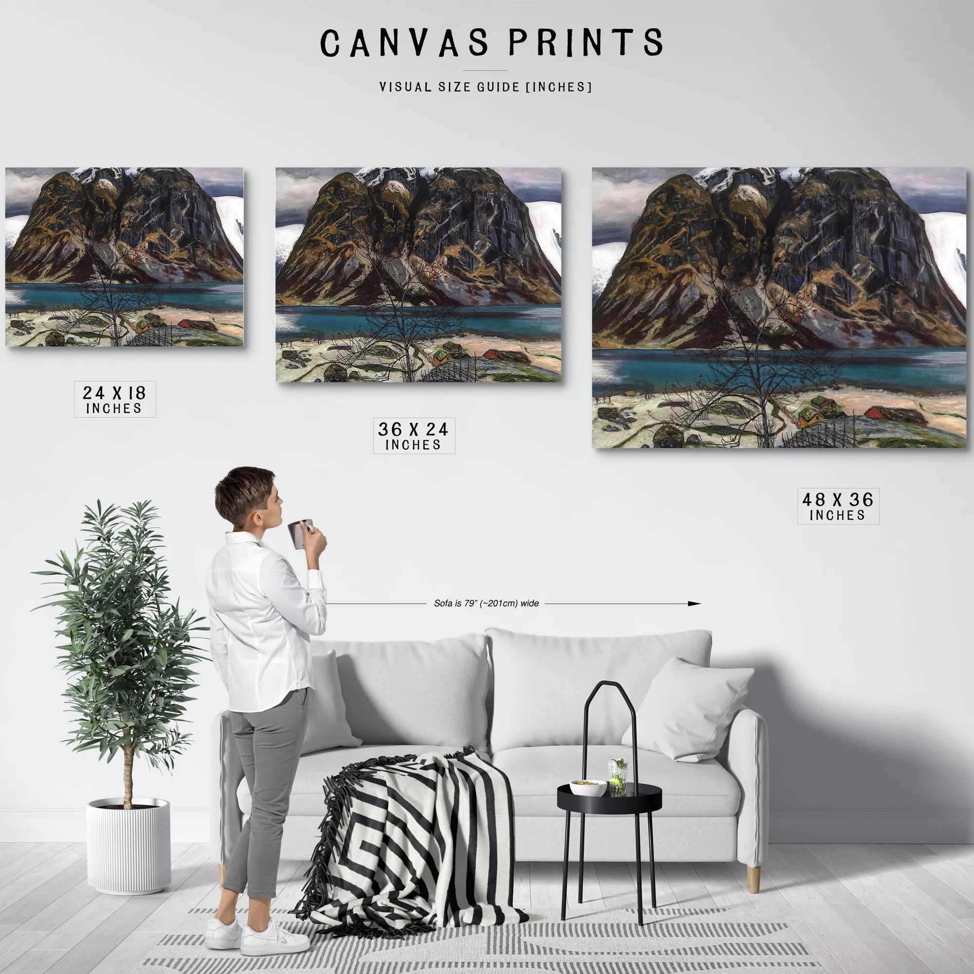 Barren Mountain (Kollen) By Nicolai Astrup Fine Art Print