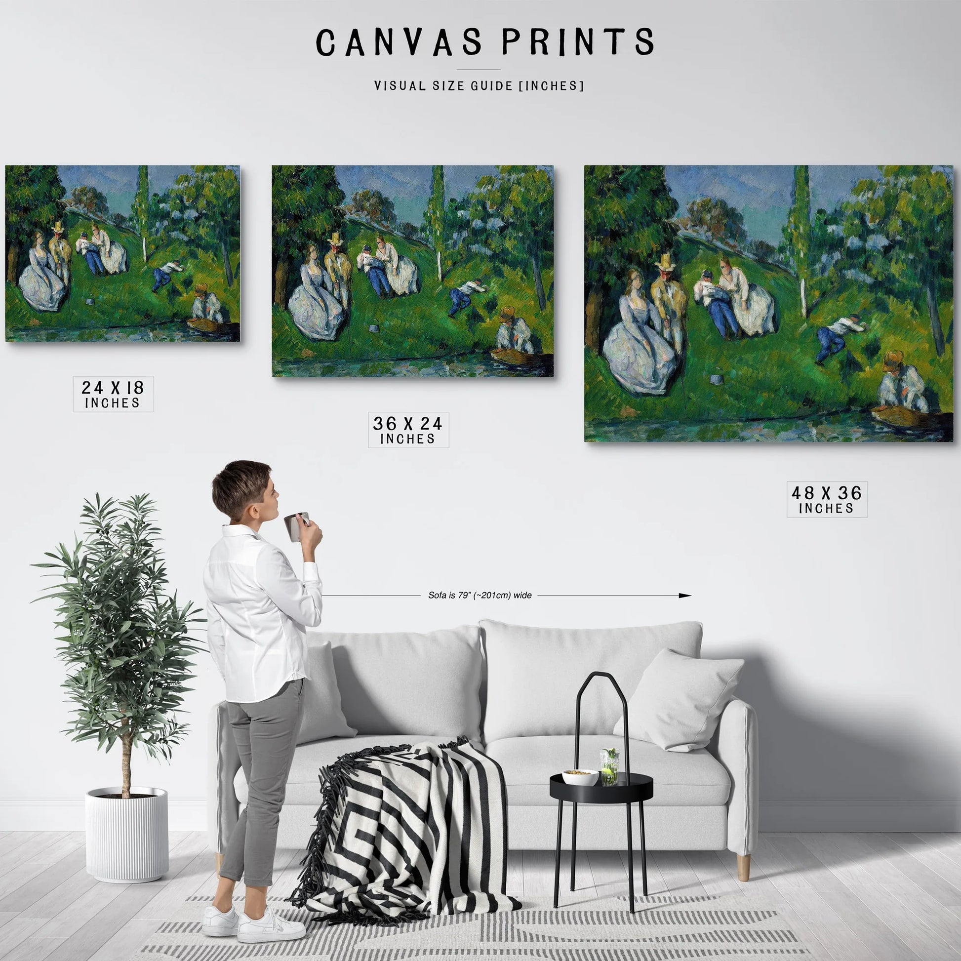 The Pond By Paul Cezanne Fine Art Print