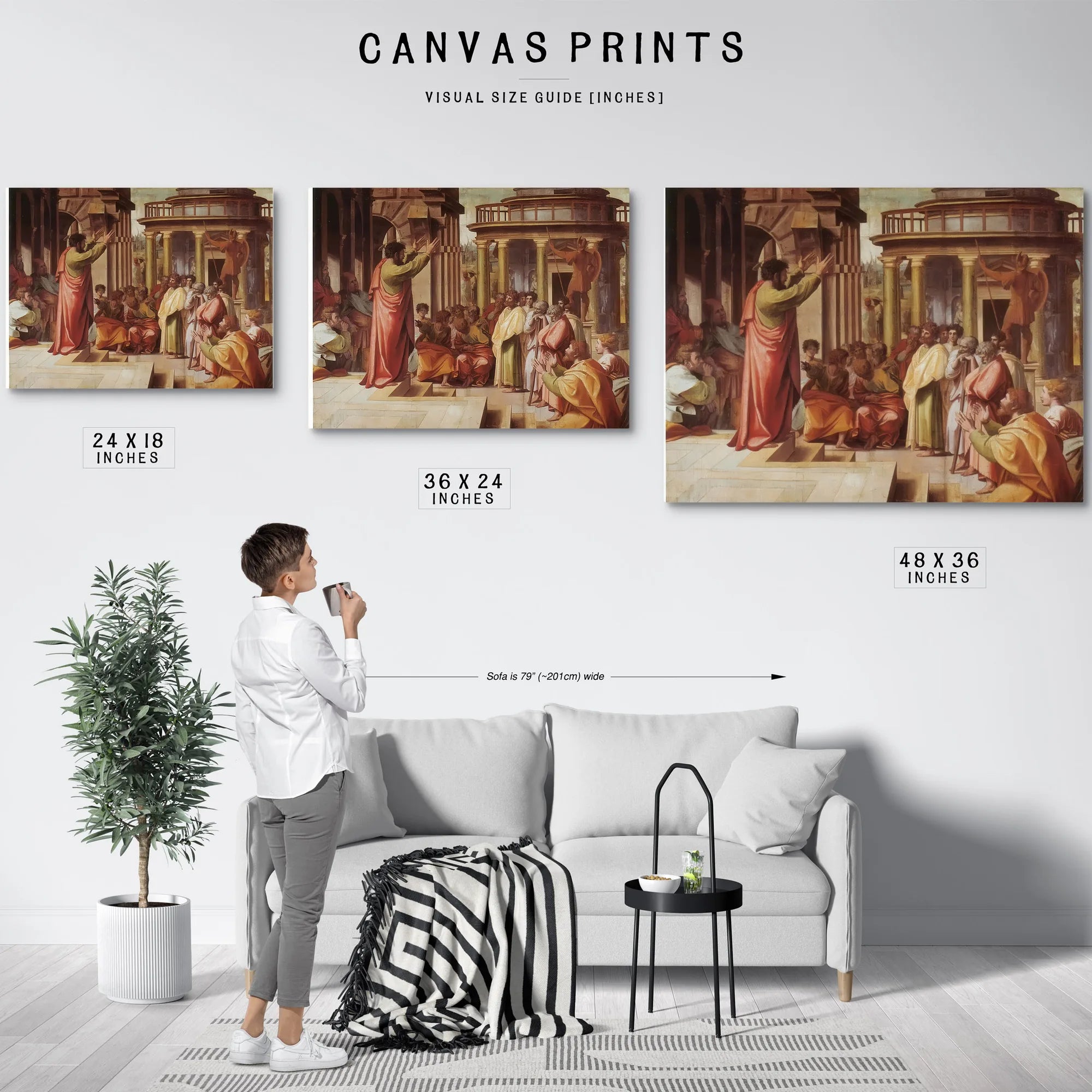 St Paul Preaching To The Athenians Fine Art Print