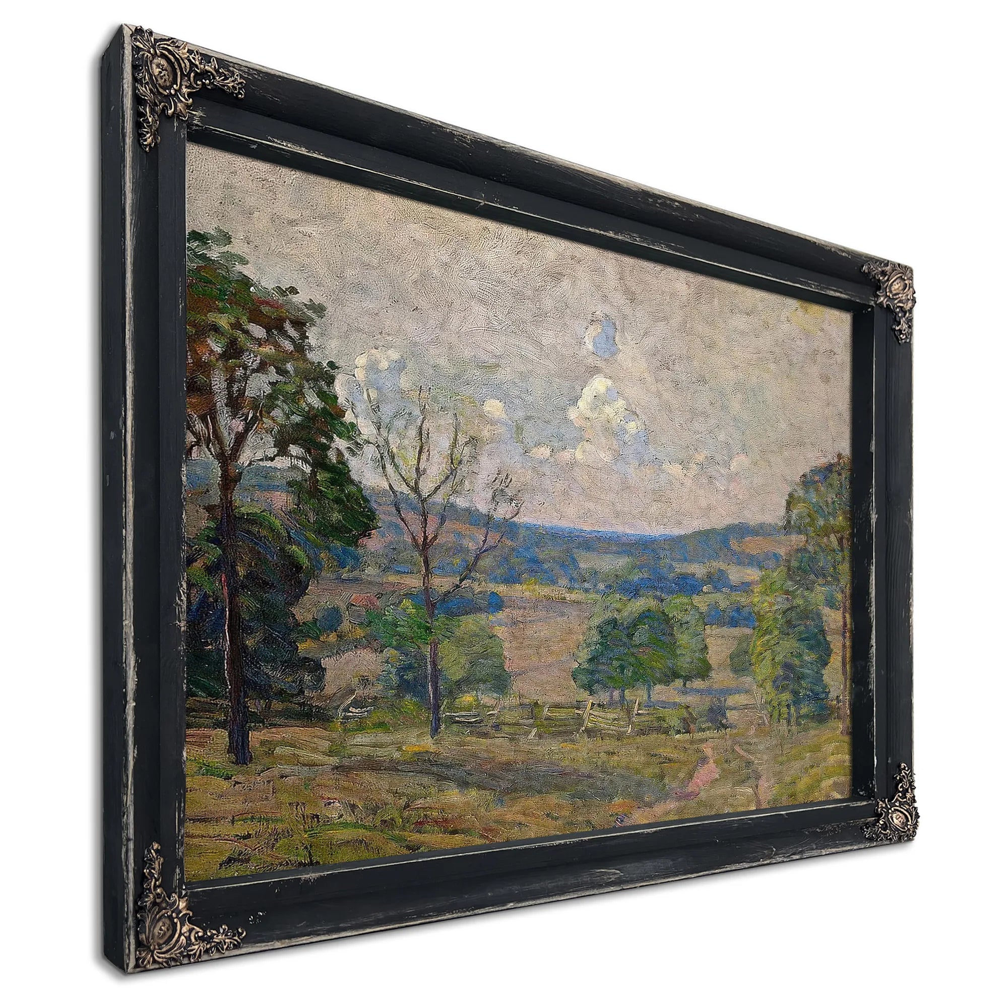 Cart Track At Rocky Hill By NC Wyeth Fine Art Print