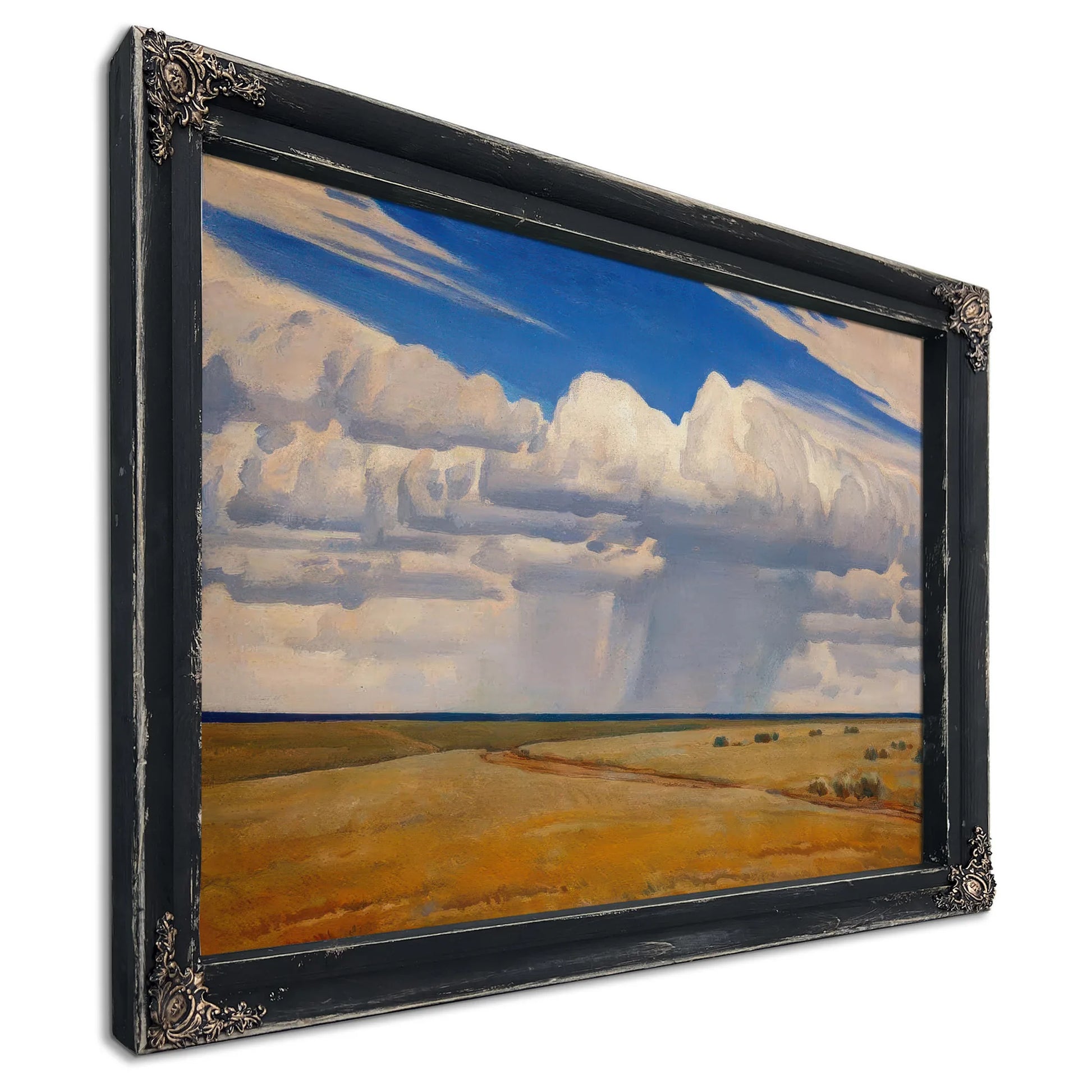 Summer Afternoon Taos By Maynard Dixon Fine Art Print