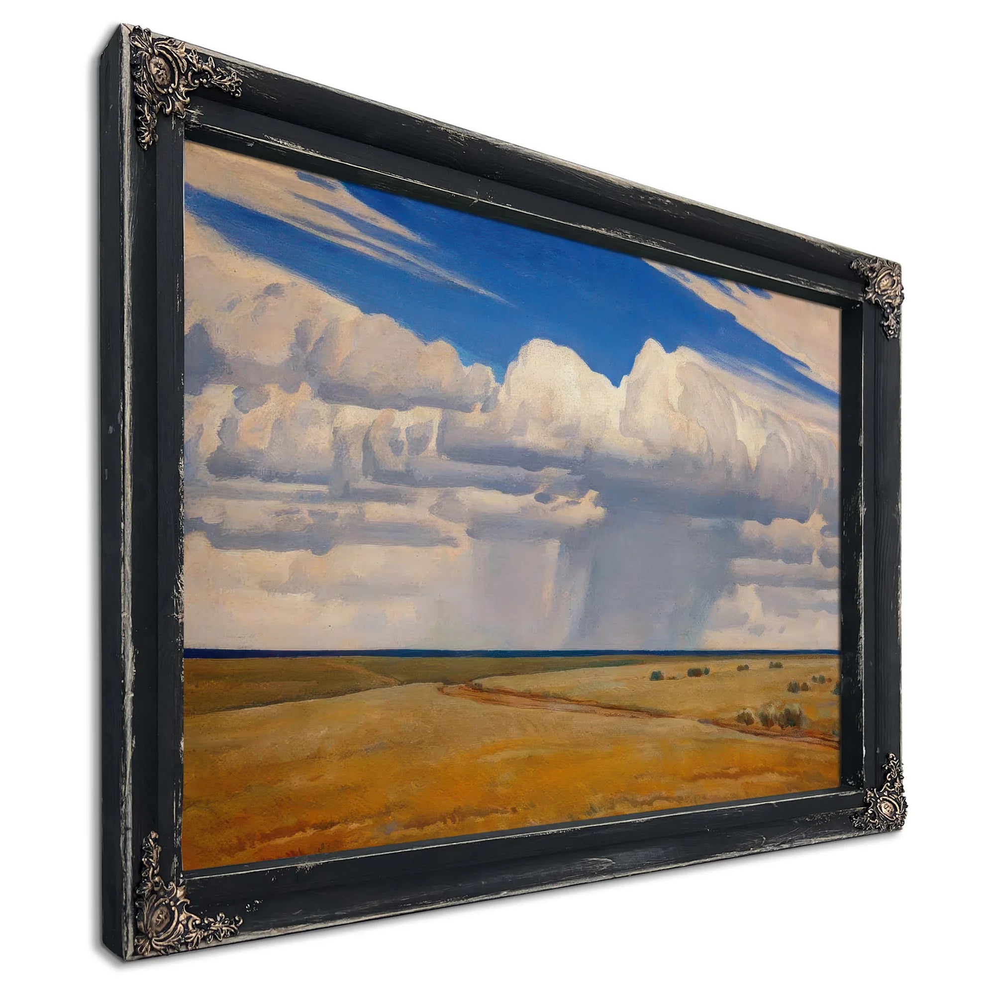 Summer Afternoon Taos By Maynard Dixon Fine Art Print