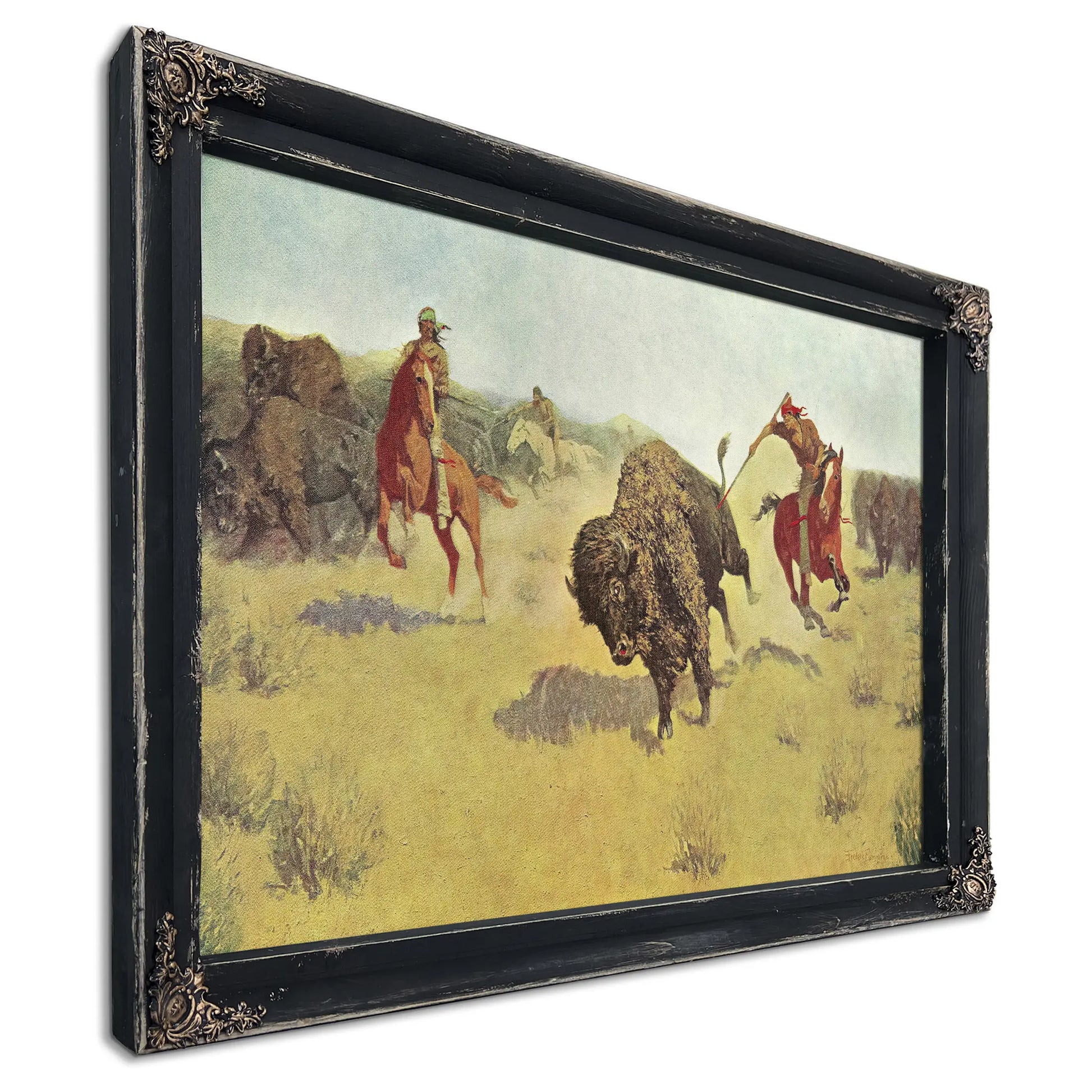 Remingtonbuffalorunners  by Frederic Remington