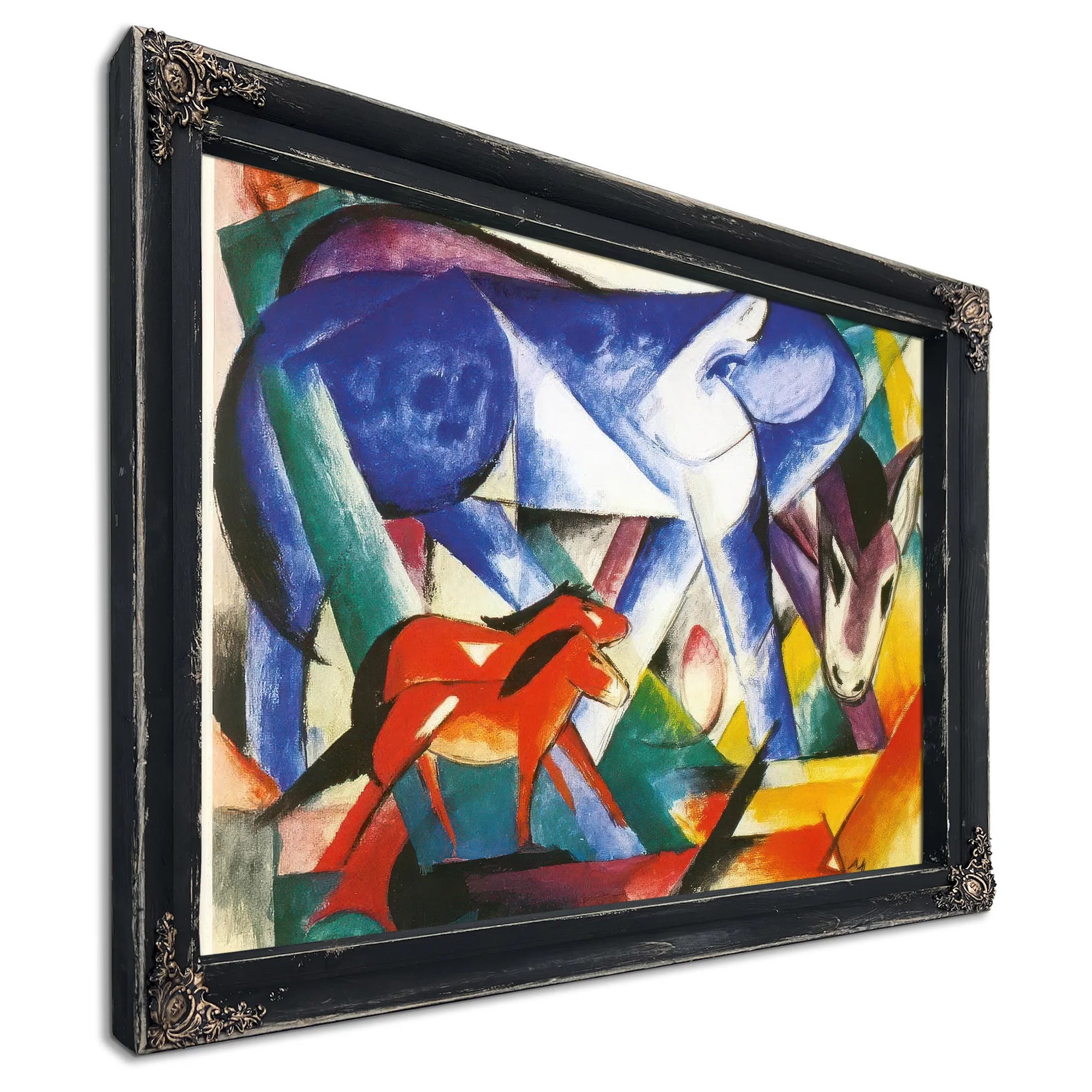 The First Animals By Franz Marc Fine Art Print