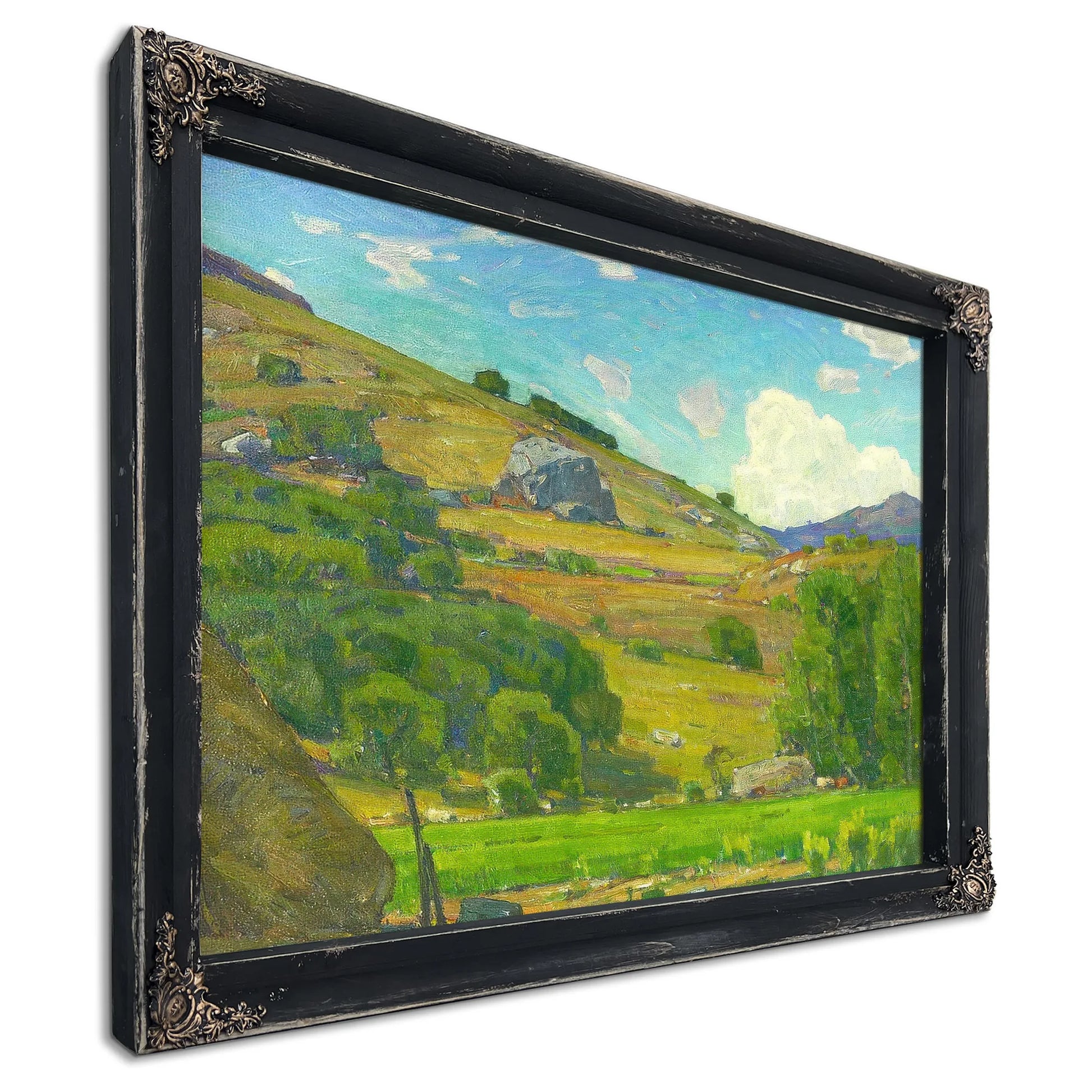 Pasture Lands C. 1925 By William Wendt Fine Art Print