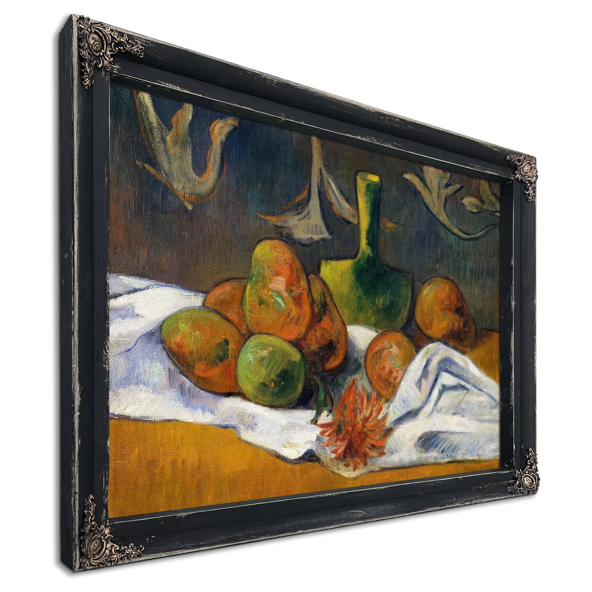 Still Life With Teapot And Fruit 1896 By Paul Gauguin Fine Art Print