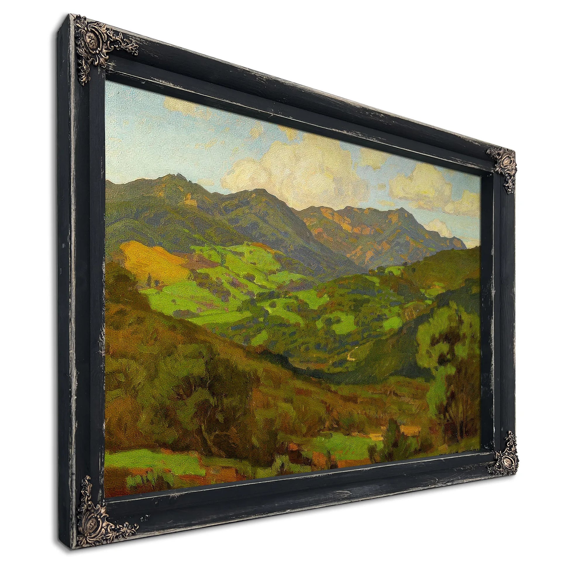 Converging Fields (Mountains Of Malibu) By William Wendt Fine Art Print