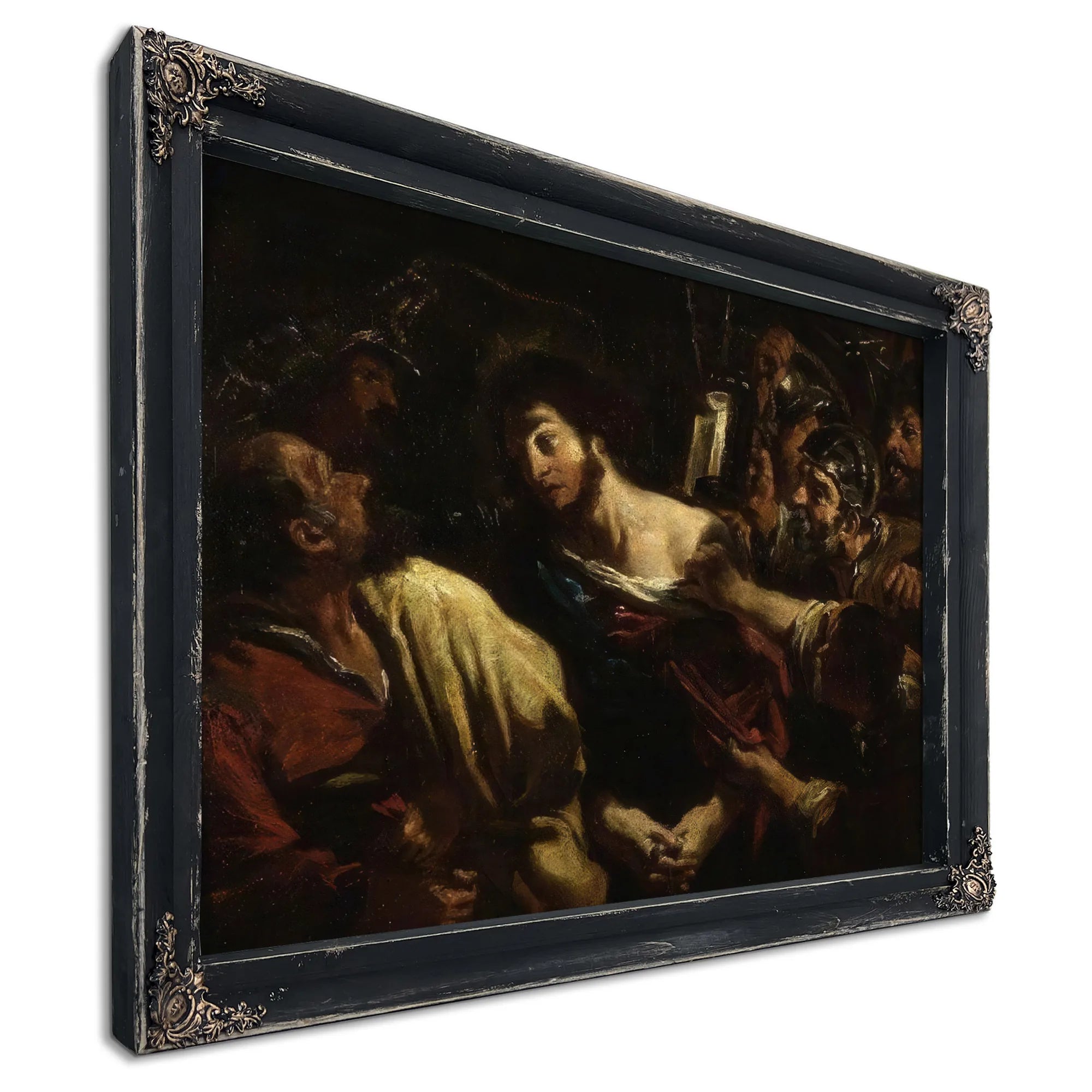Taking Of Christ (Copy Of Guercino) By William Etty Fine Art Print