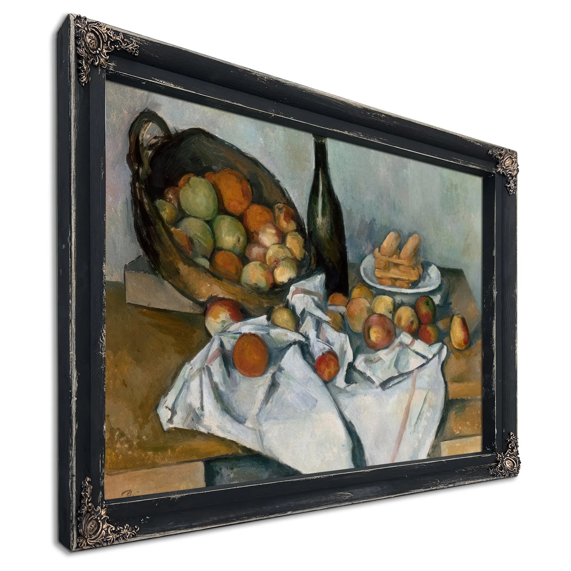 The Basket Of Apples By Paul Cezanne Fine Art Print