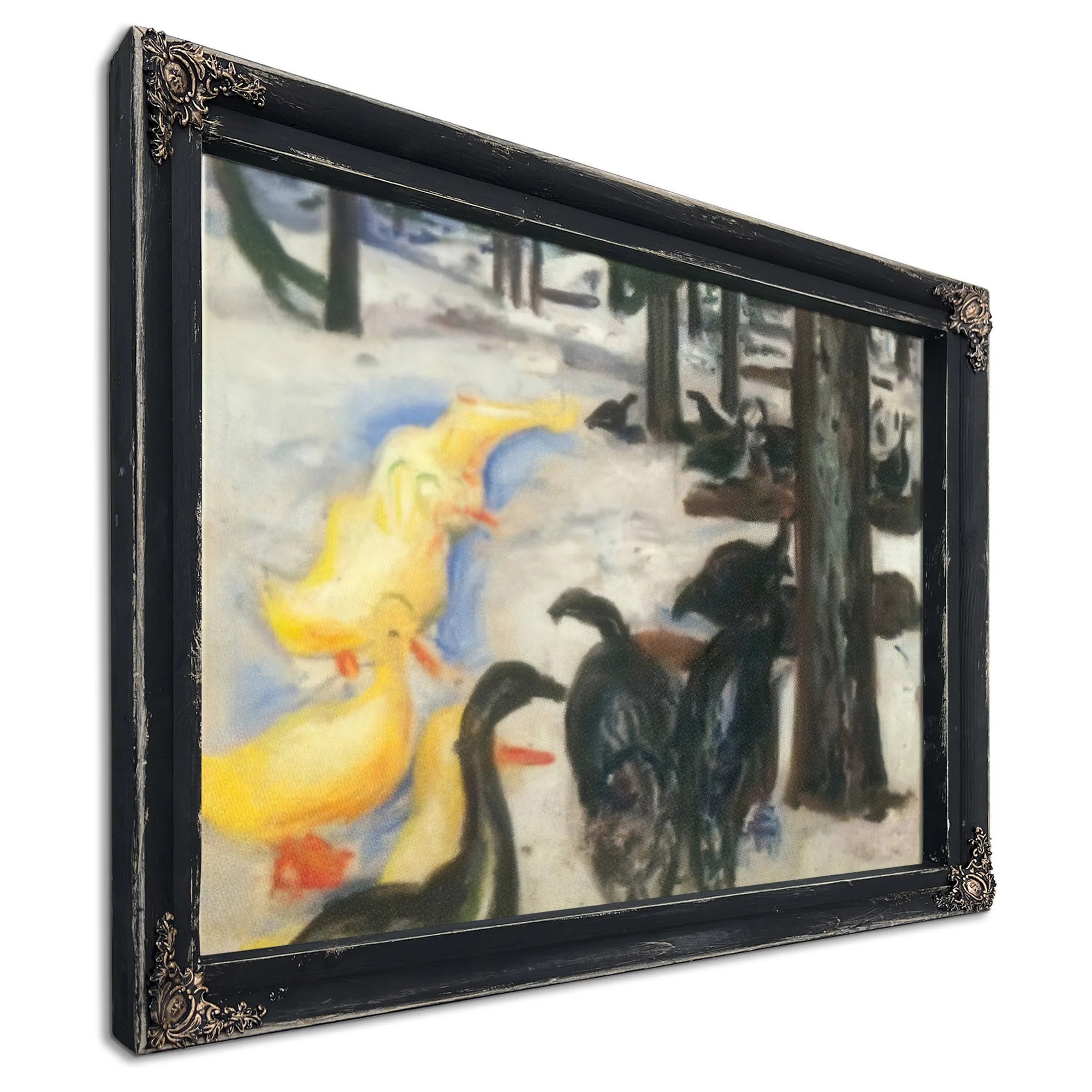 Ducks And Turkeys 1913 By Edvard Munch Fine Art Print
