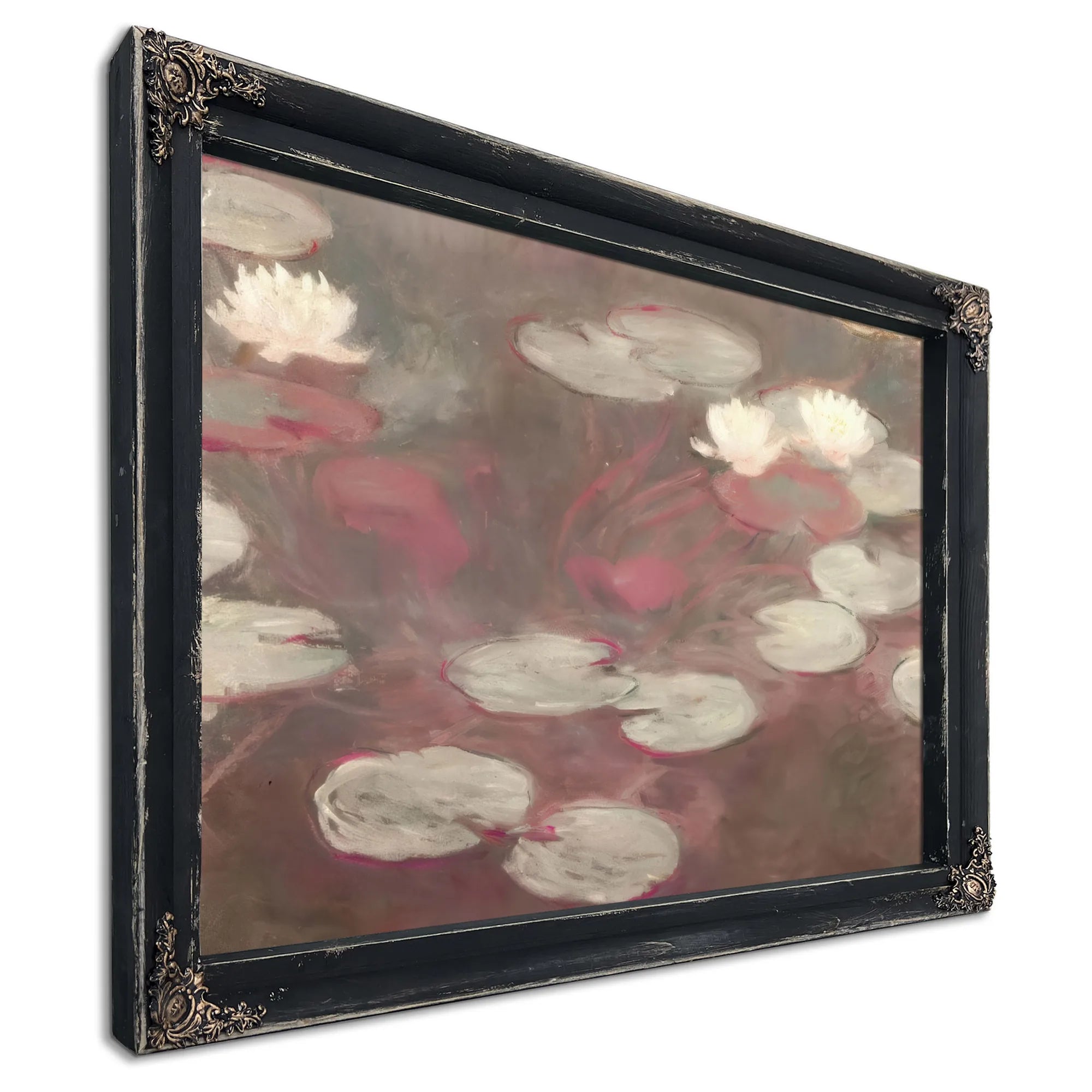 Pink Water Liies By Claude Monet Fine Art Print