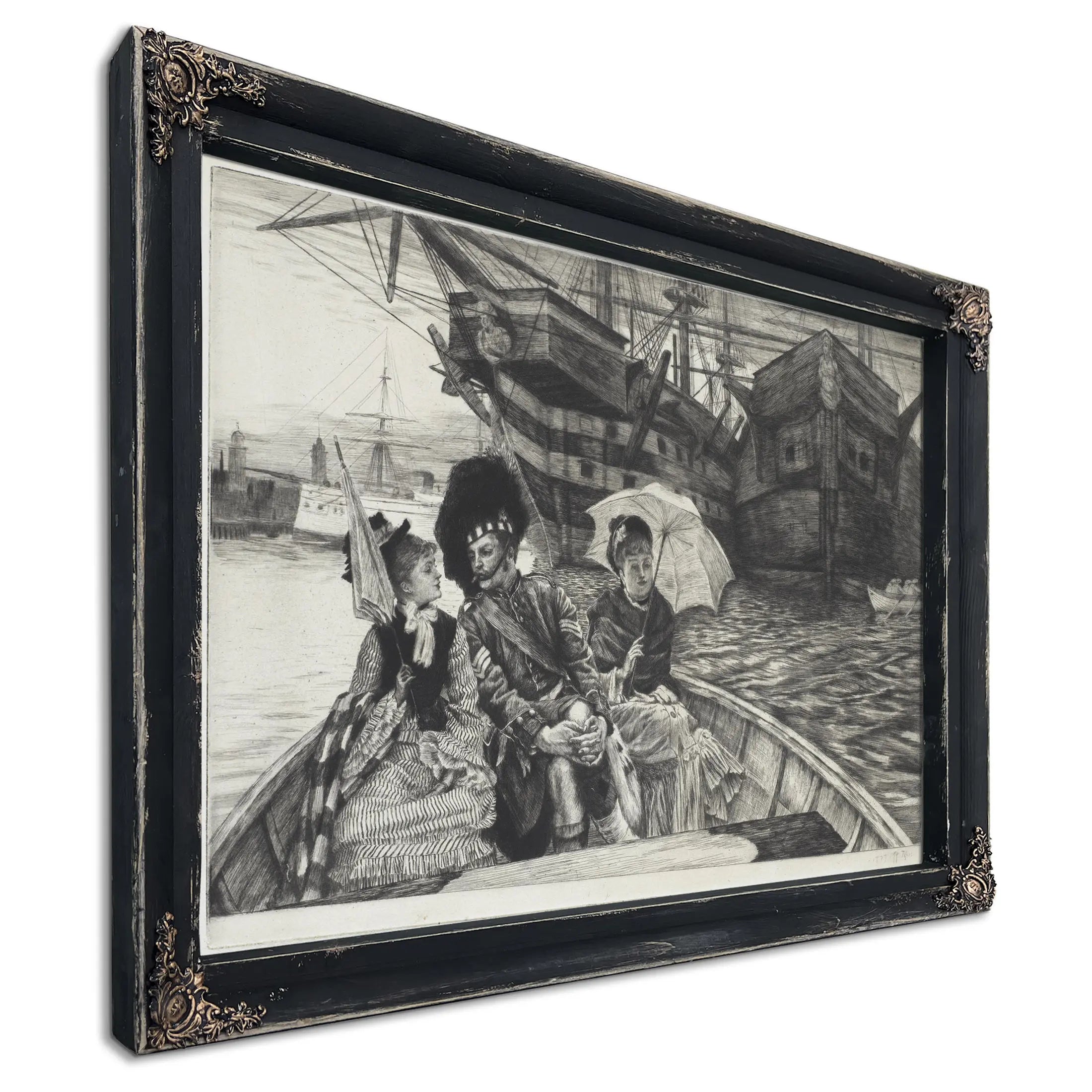 Entre Les Deux Mon Coeur Balance Artist by James Tissot