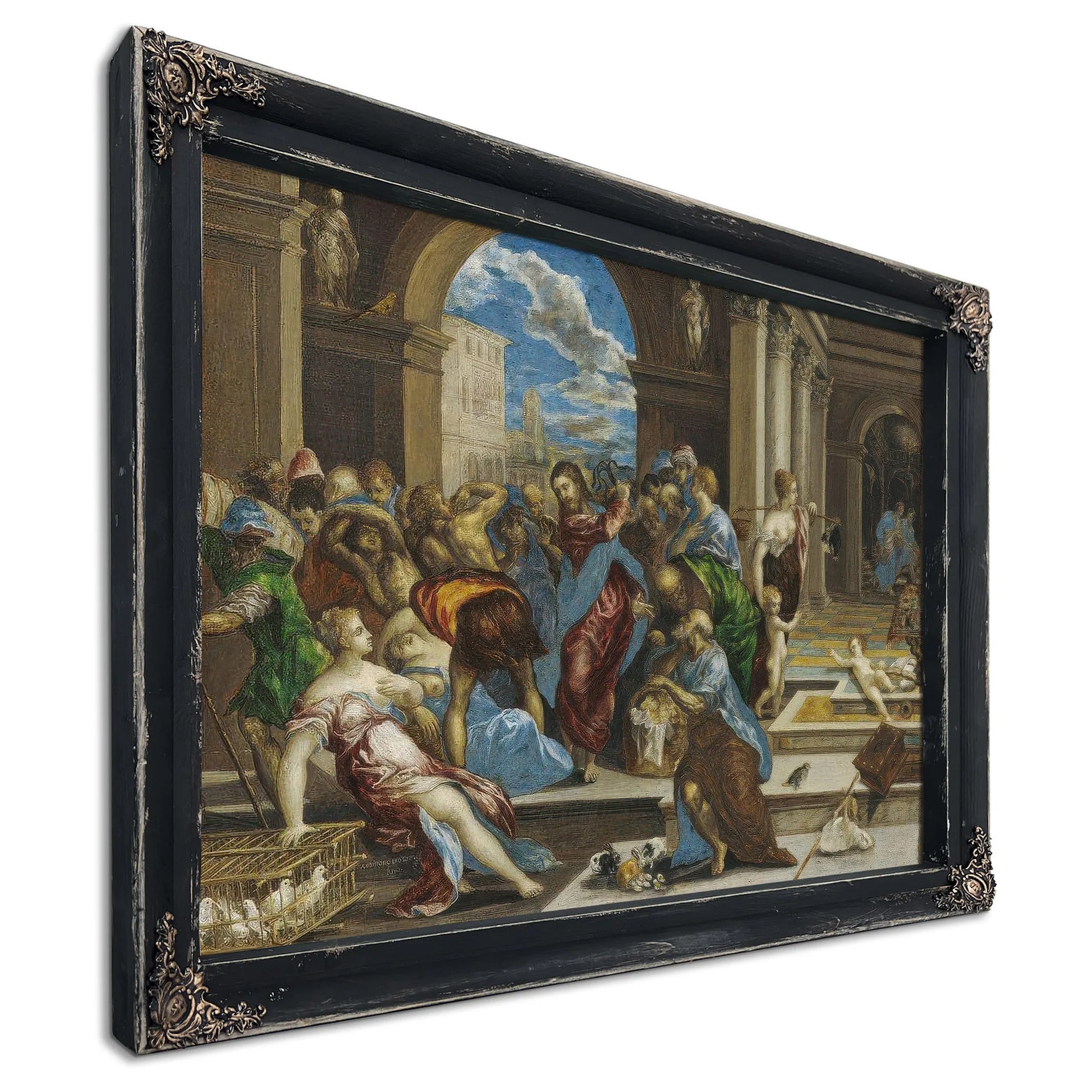 Christ Cleansing The Temple By El Greco Fine Art Print