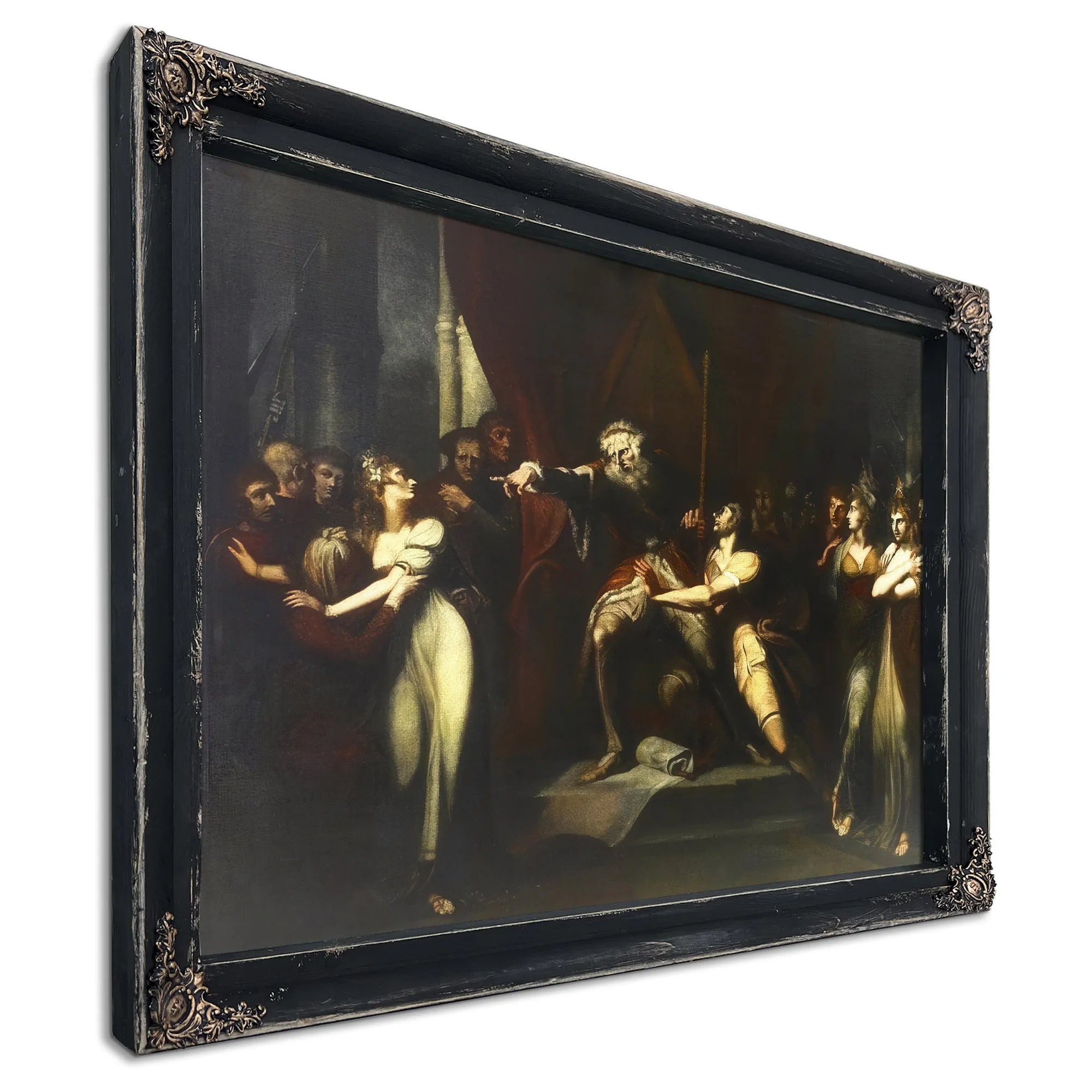 King Lear Banishing Cordelia By Henry Fuseli Fine Art Print