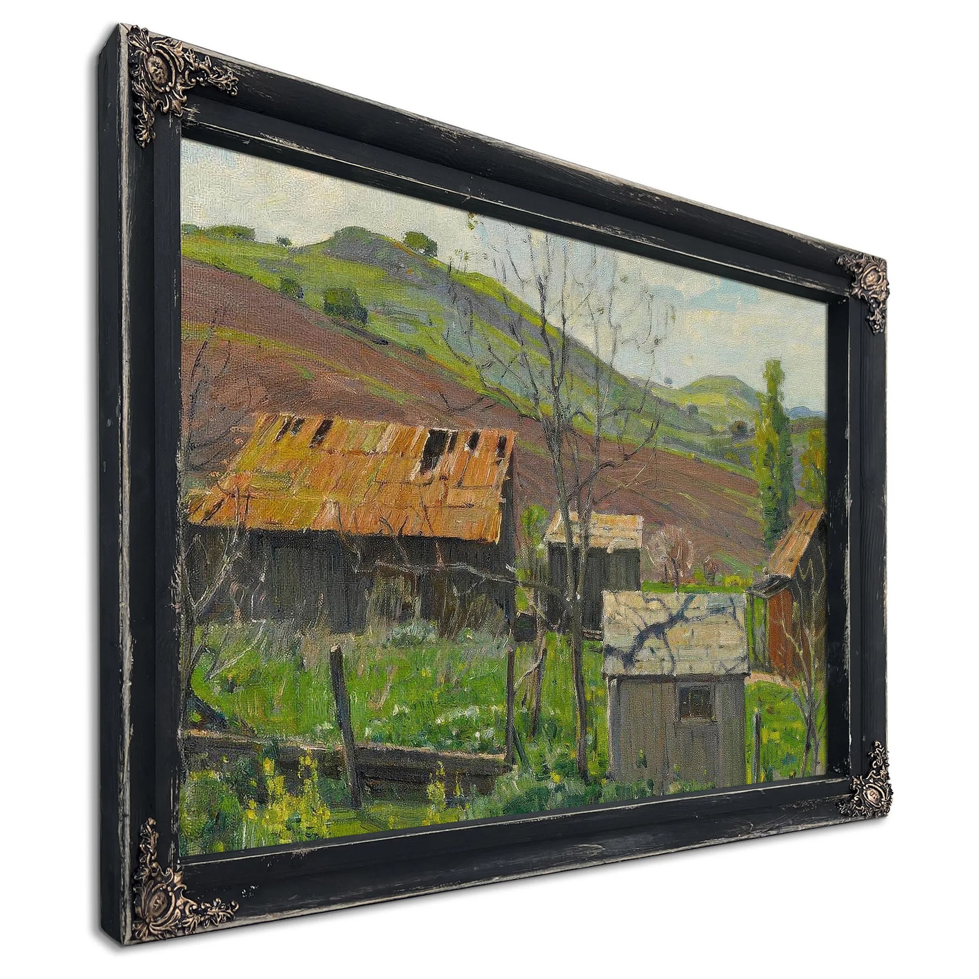 Foothill Ranch 1935 By William Wendt Fine Art Print