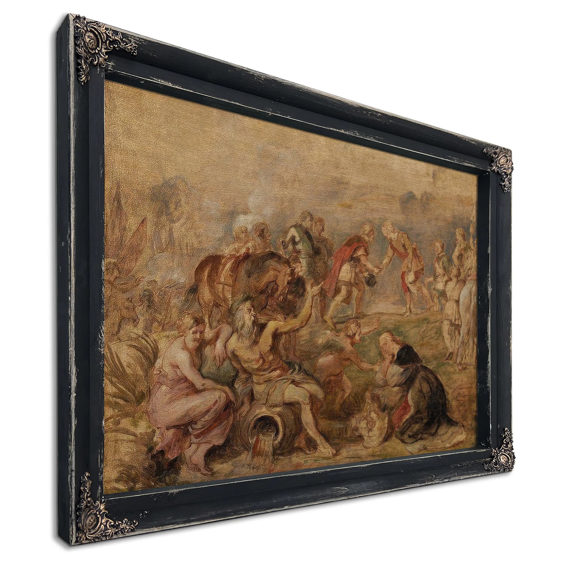 Peter Paul Rubens King Ferdinand Meeting Cardinal Infante Ferdinand 1635 By Peter Paul Rubens Fine Art Print