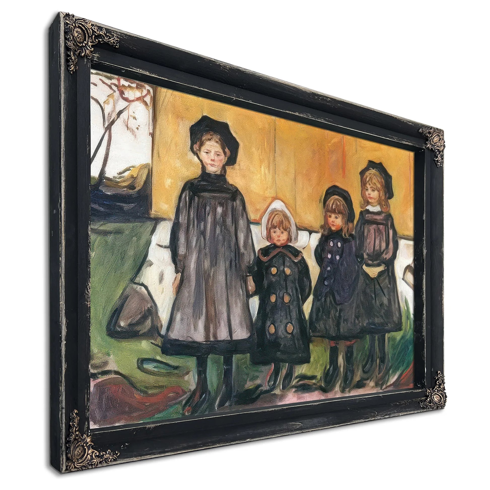 Four Girls At Asgardstrand 1902 By Edvard Munch Fine Art Print