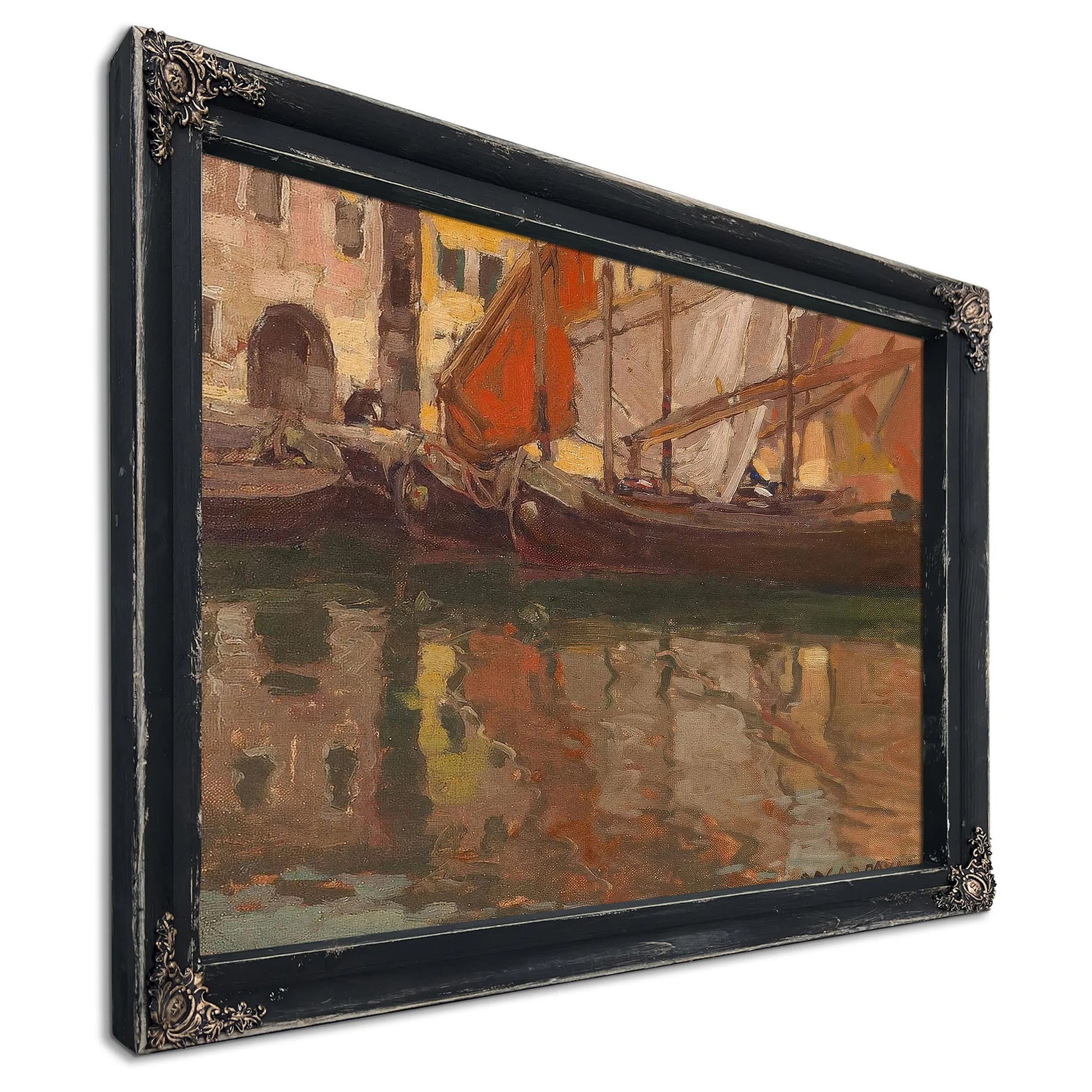 Brittany Boats By Edgar Payne Fine Art Print