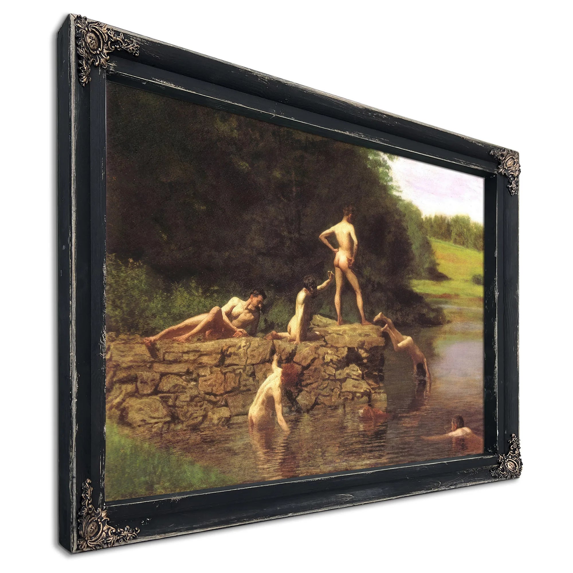 The Swimming Hole 1885 By Thomas Eakins Fine Art Print