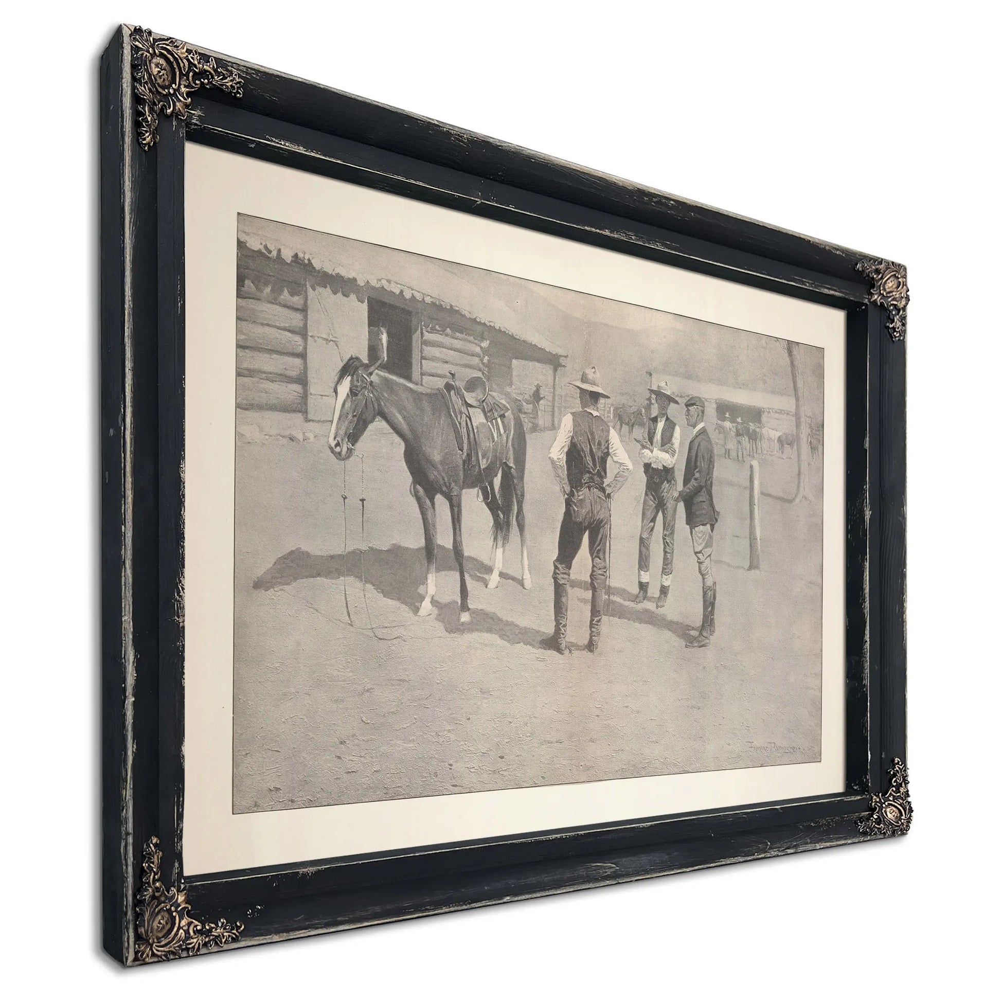 Buying Polo Ponies In The West by Frederic Remington