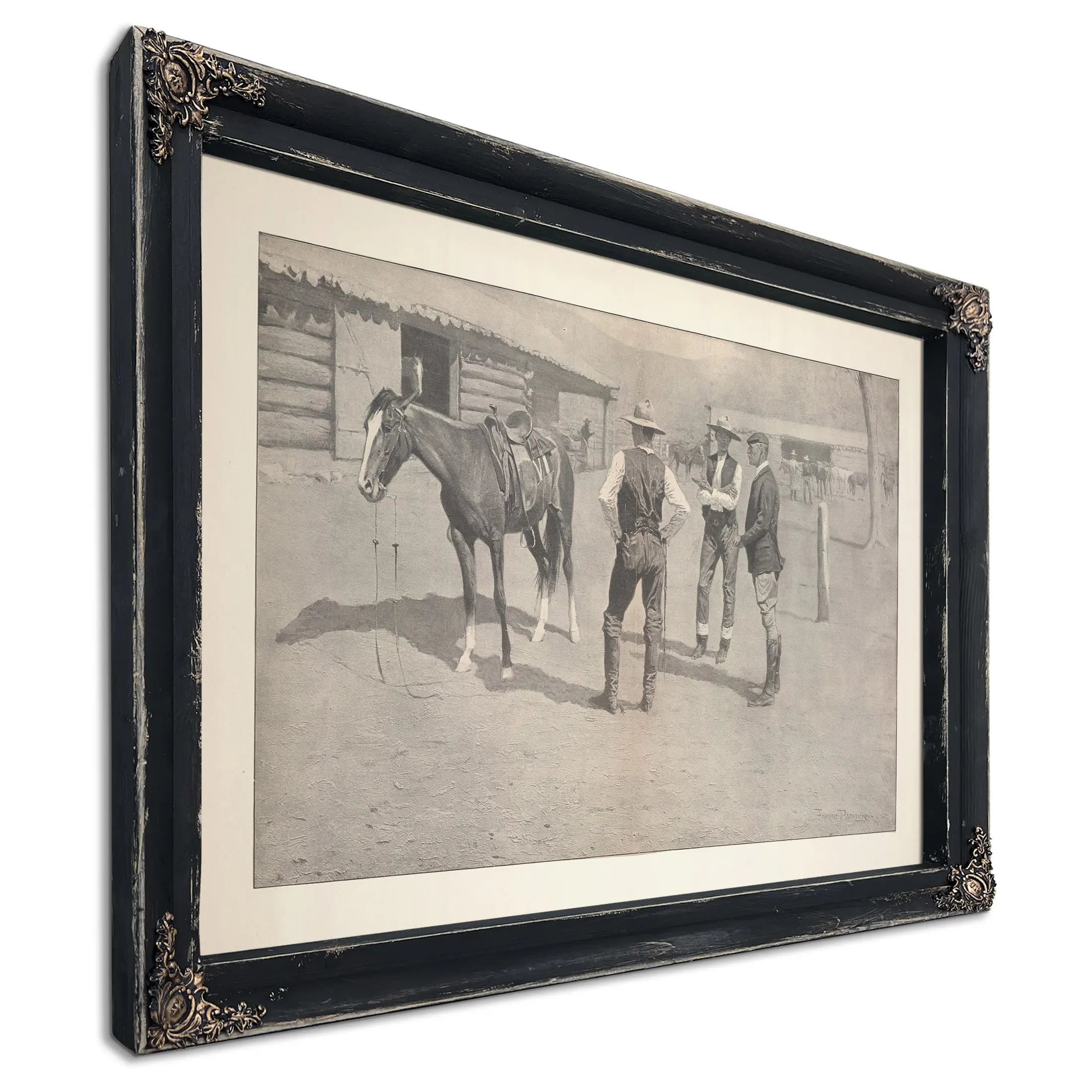 Buying Polo Ponies In The West by Frederic Remington
