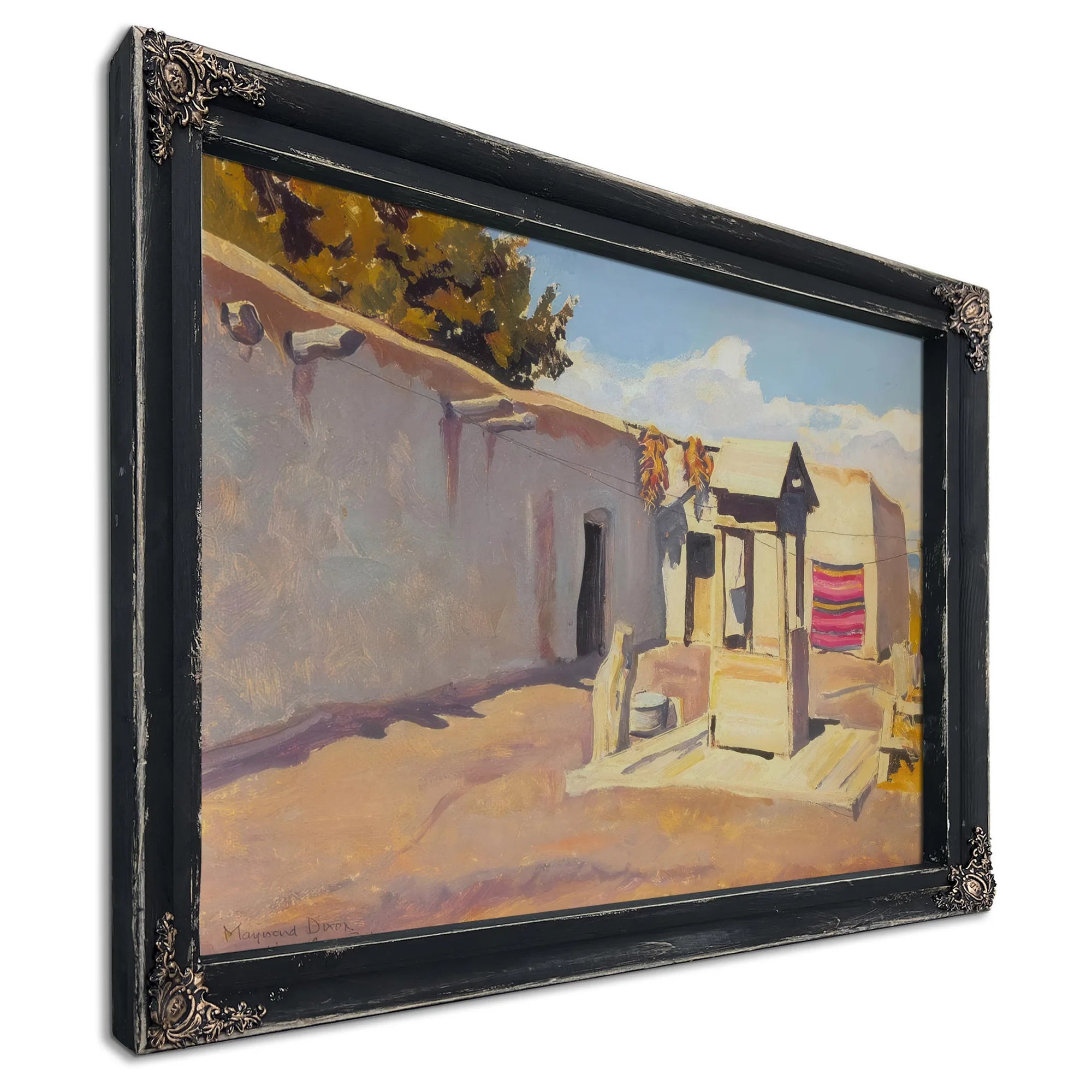 Old Patio By Maynard Dixon Fine Art Print