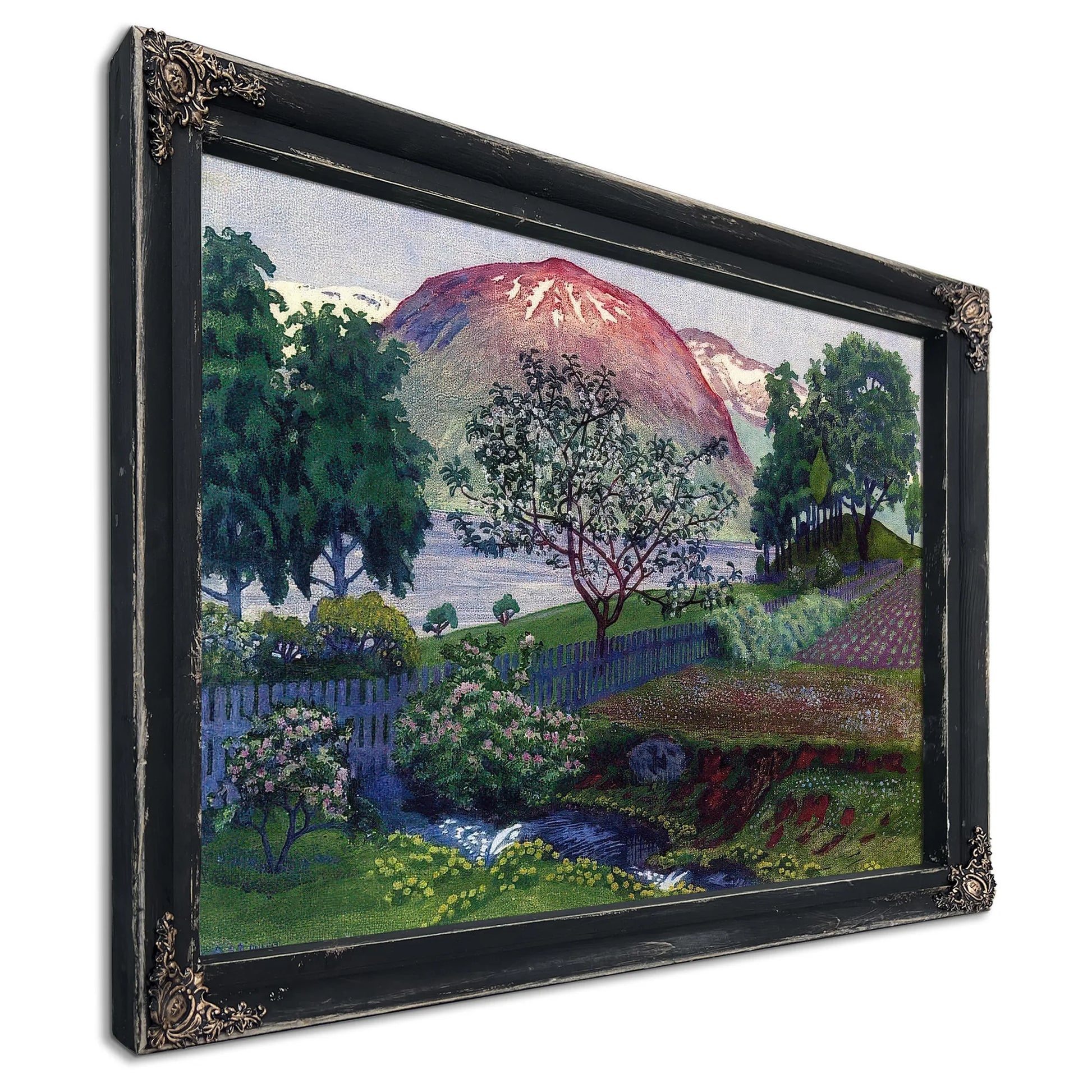 A Night In June In The Garden 1 By Nicolai Astrup Fine Art Print