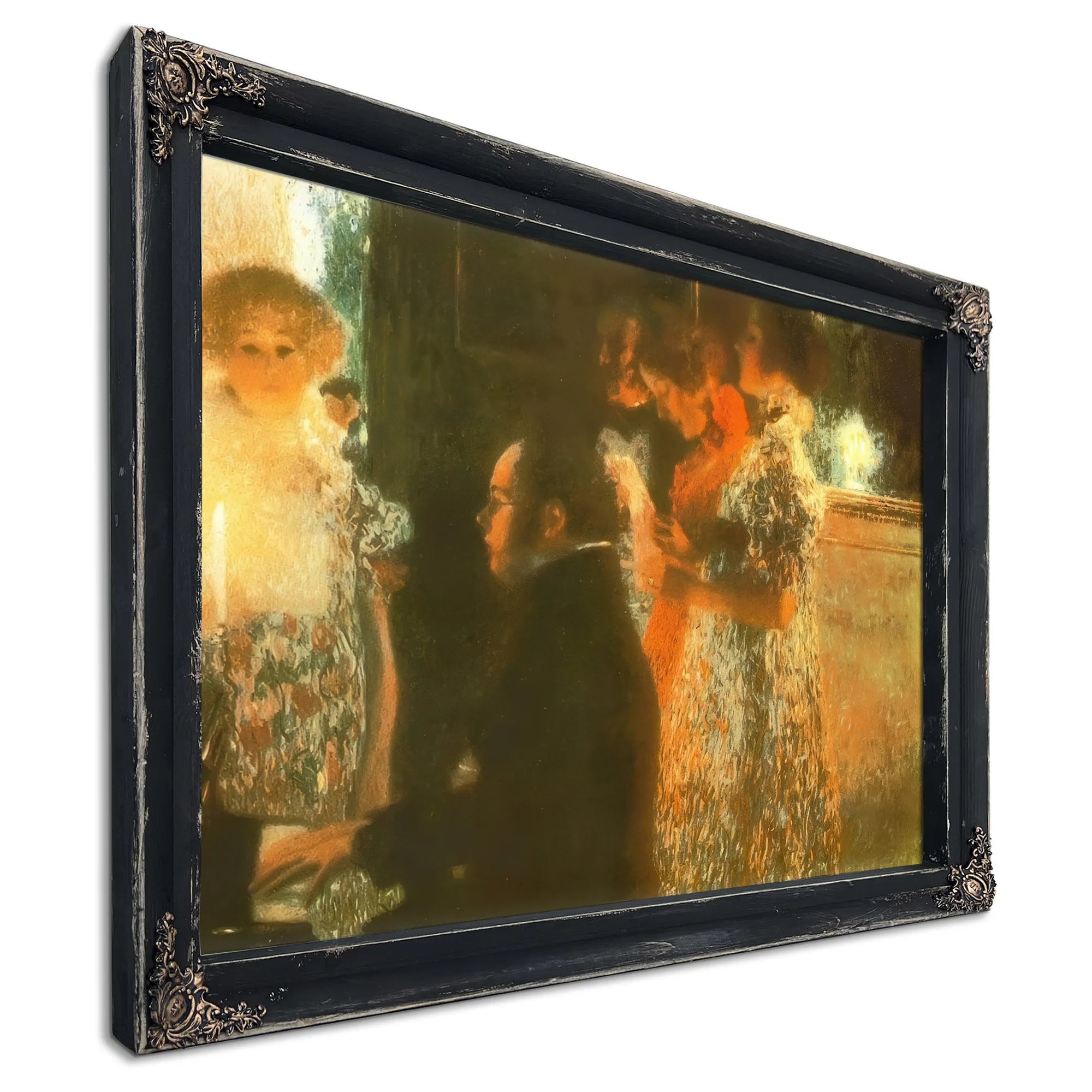 Schubert At Piano By Gustav Klimt Fine Art Print