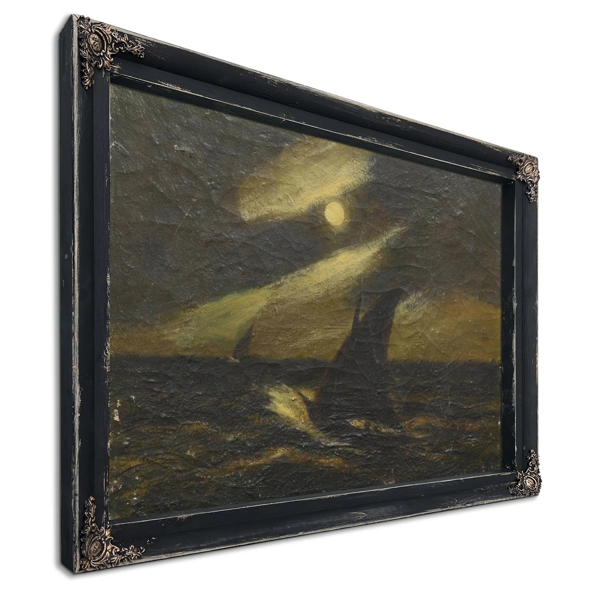 Sailboats In The Moonlight By Albert Pinkham Ryder Fine Art Print