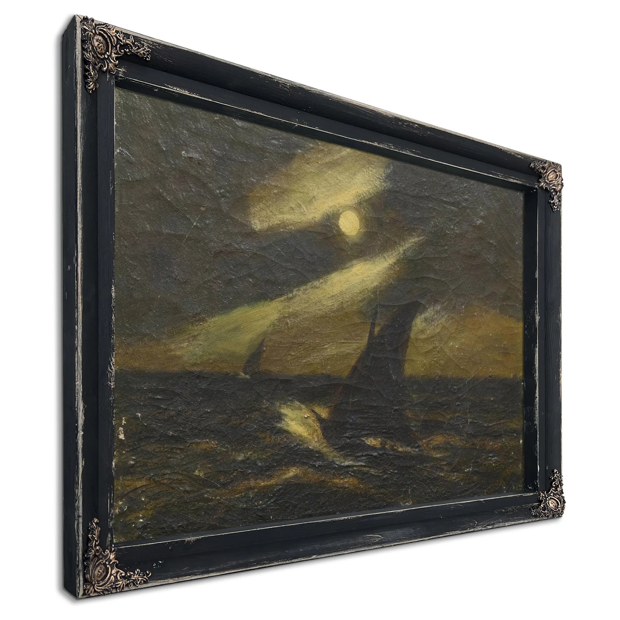 Sailboats In The Moonlight By Albert Pinkham Ryder Fine Art Print