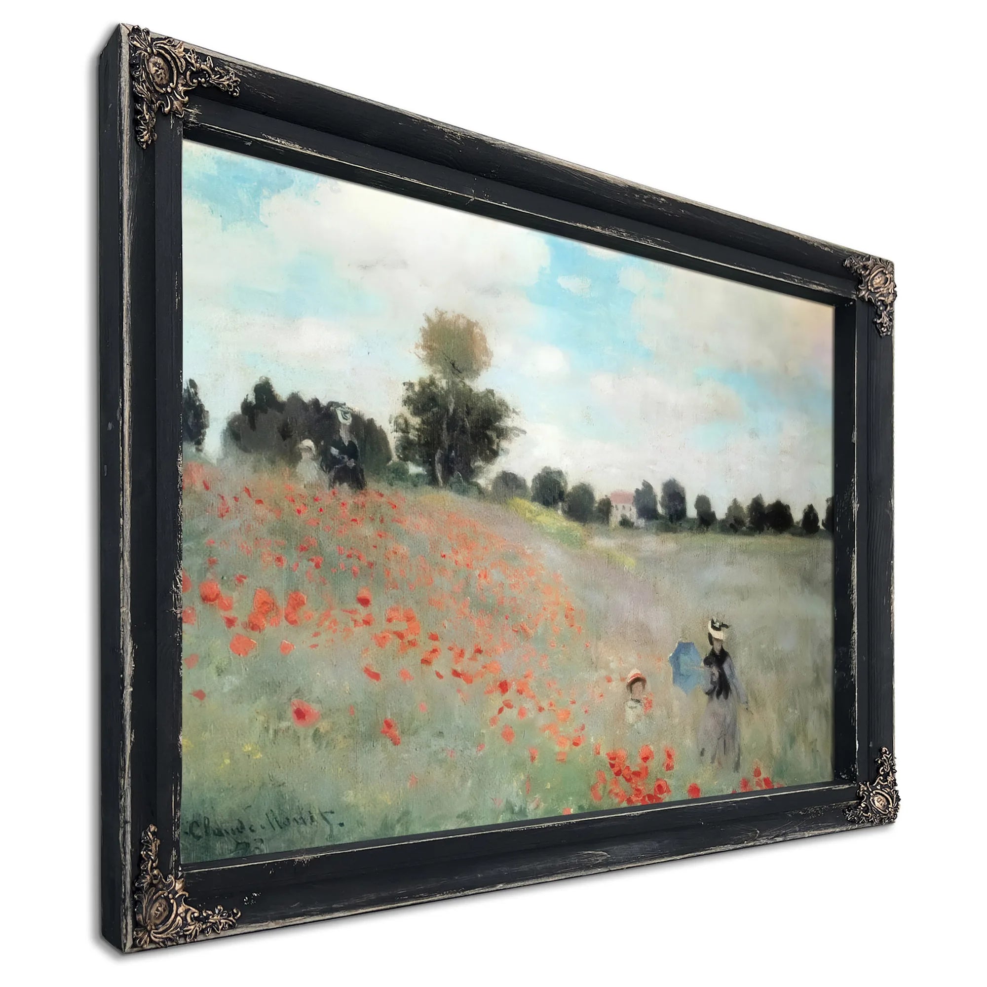 Poppies At Argenteuil By Claude Monet Fine Art Print