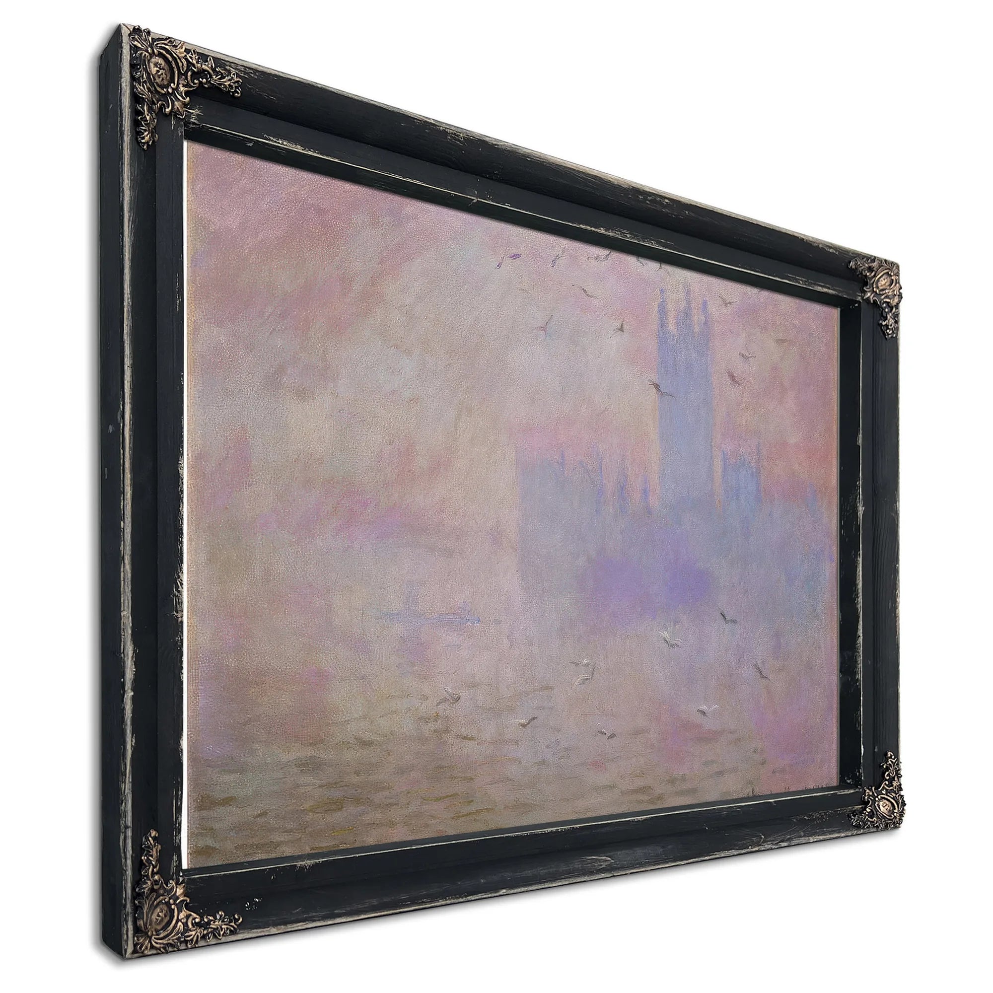 The Houses Of Parliament, Seagulls By Claude Monet Fine Art Print