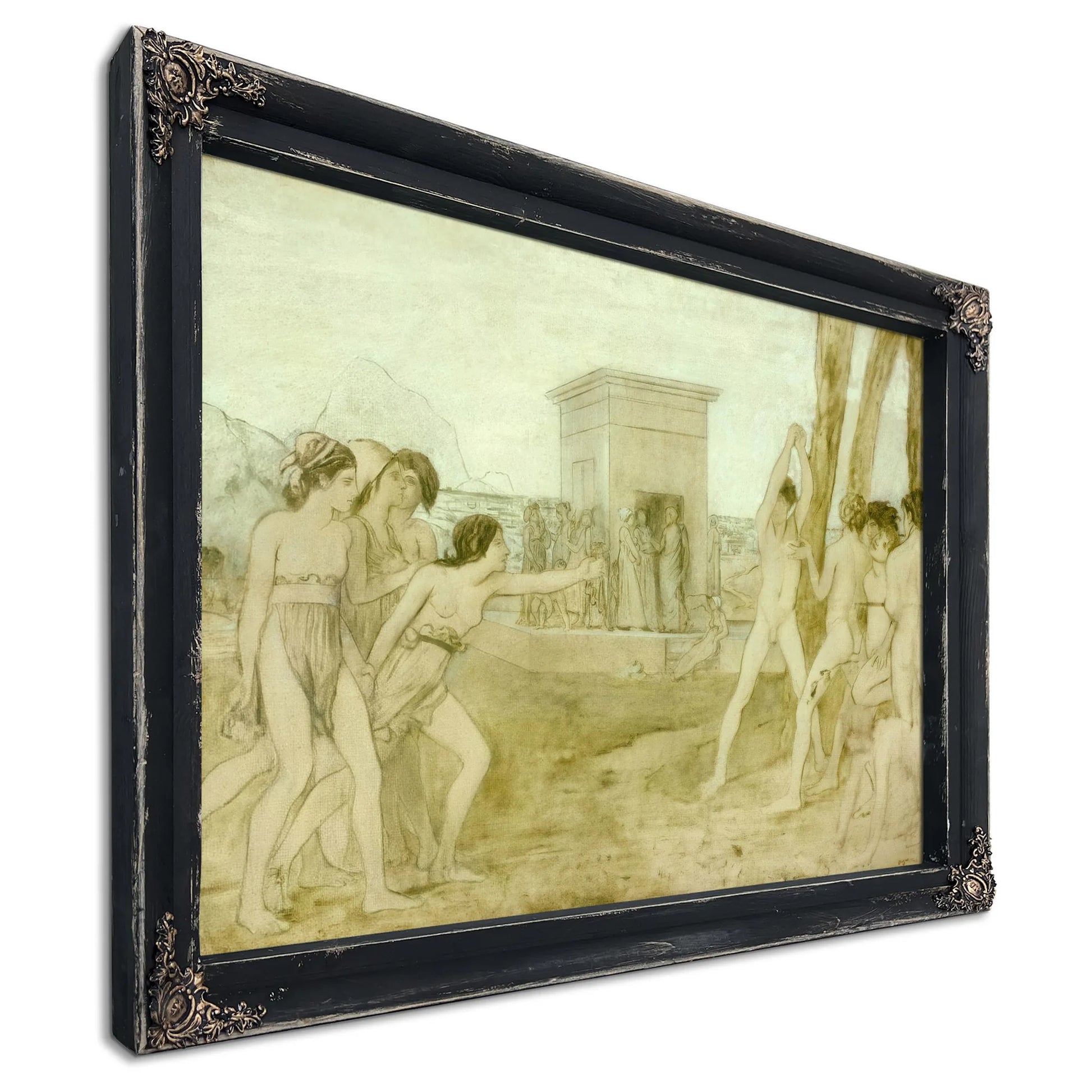 Young Spartans By Edgar Degas Fine Art Print