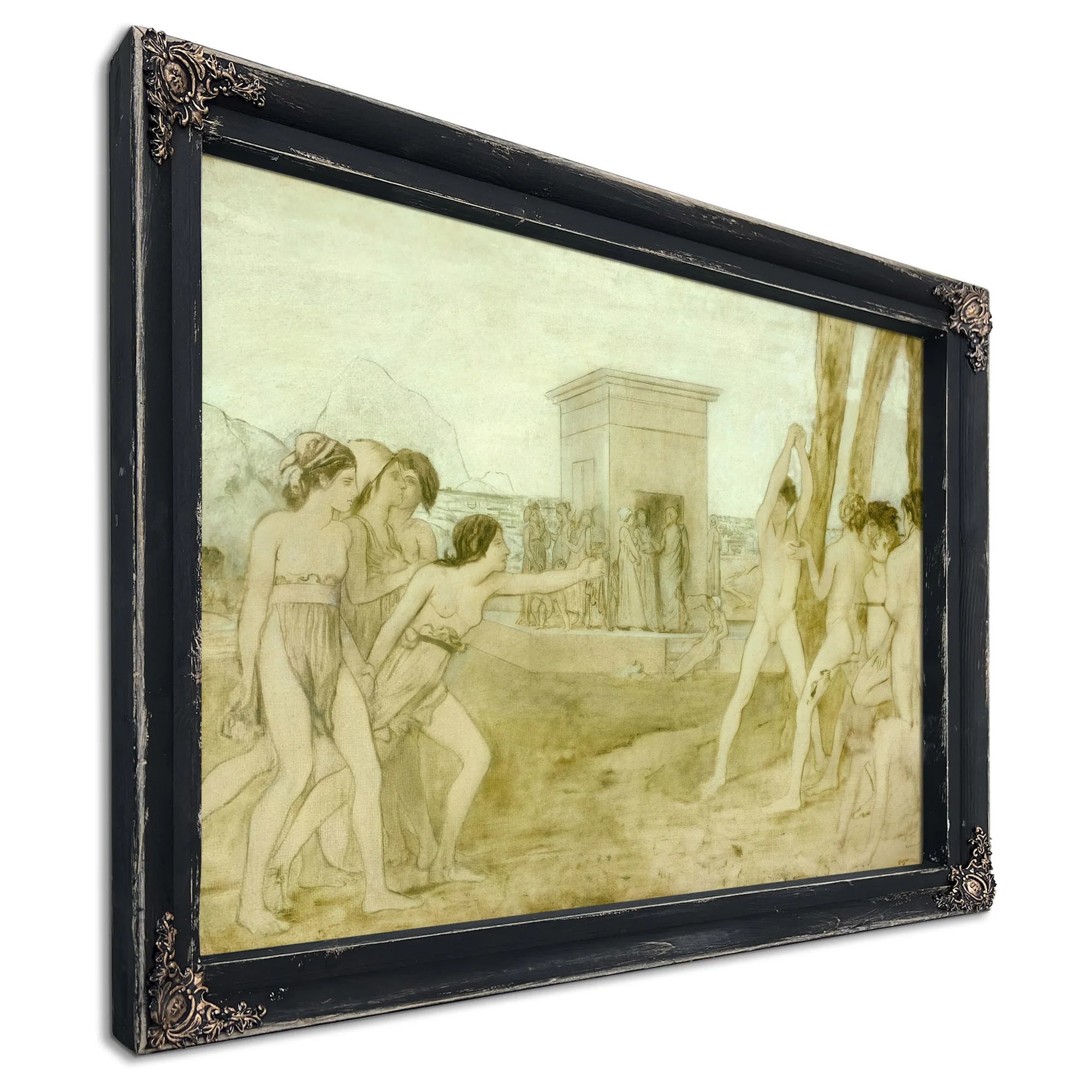 Young Spartans By Edgar Degas Fine Art Print